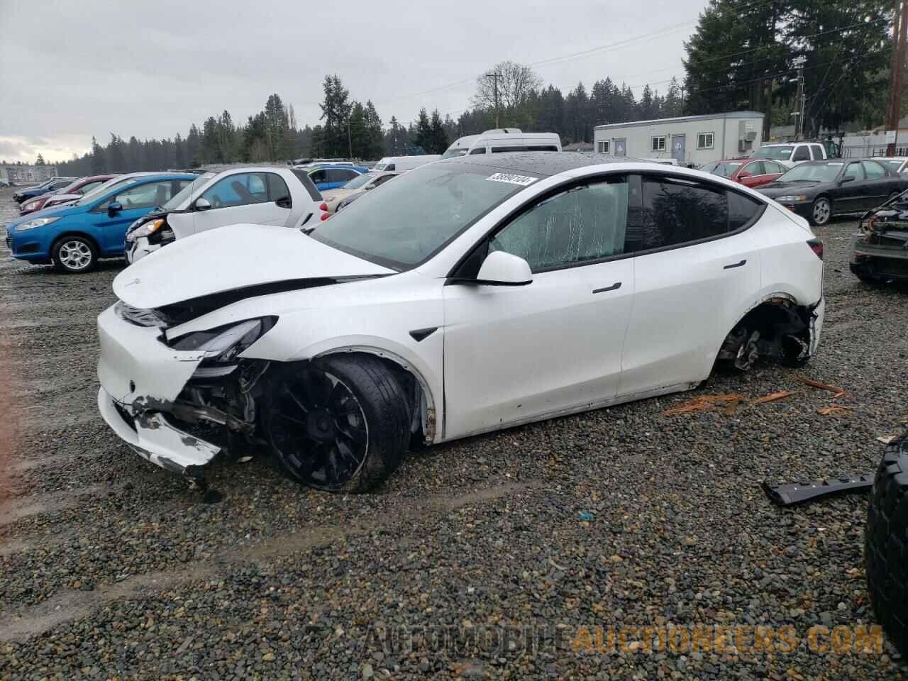 5YJYGDEE8MF195878 TESLA MODEL Y 2021