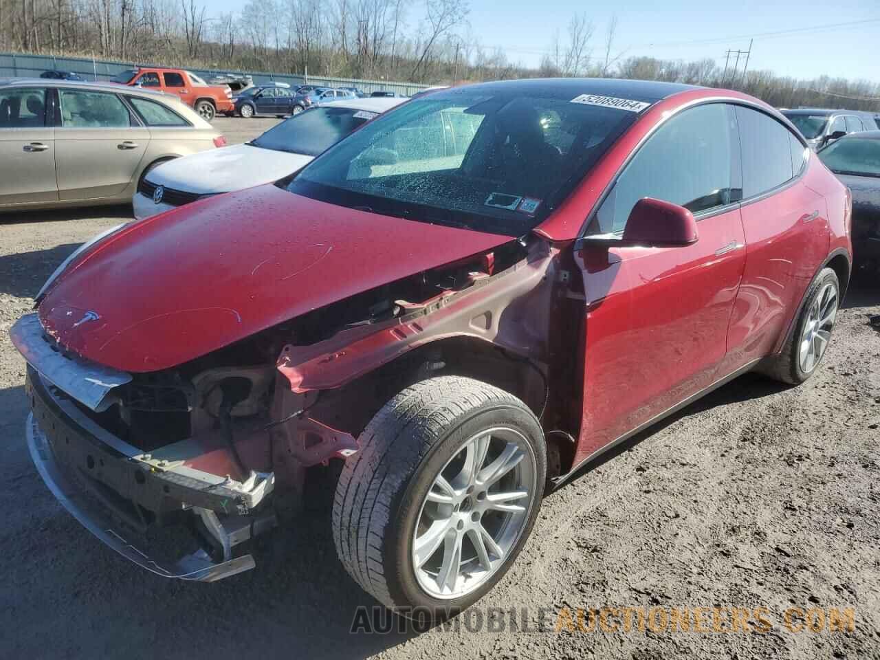 5YJYGDEE8MF244268 TESLA MODEL Y 2021