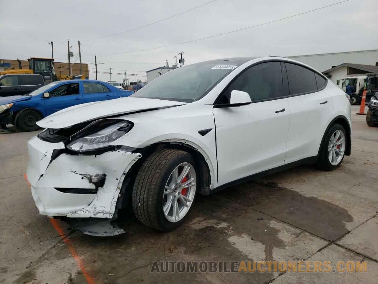 5YJYGDEE8MF259420 TESLA MODEL Y 2021