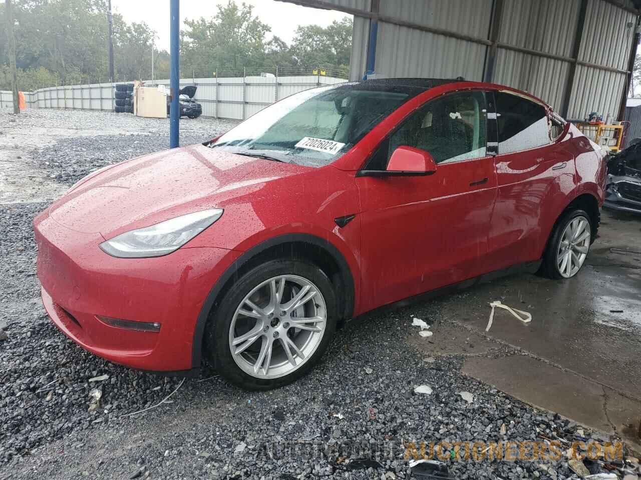 5YJYGDEE9MF206578 TESLA MODEL Y 2021