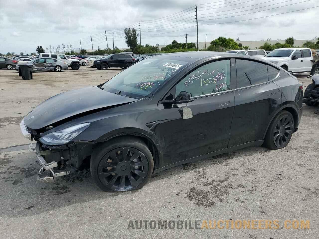 5YJYGDEE9MF254257 TESLA MODEL Y 2021