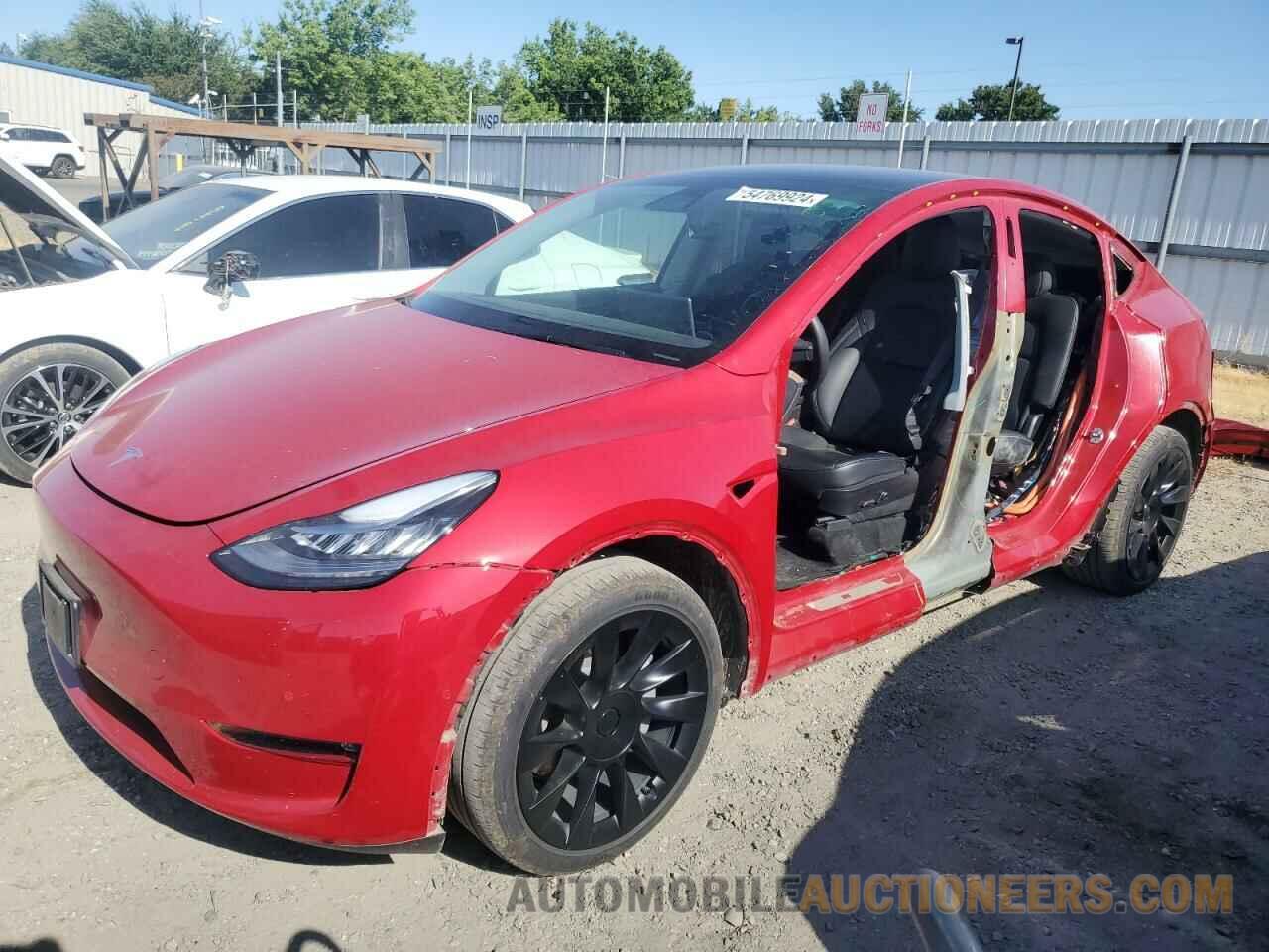 5YJYGDEEXMF255014 TESLA MODEL Y 2021