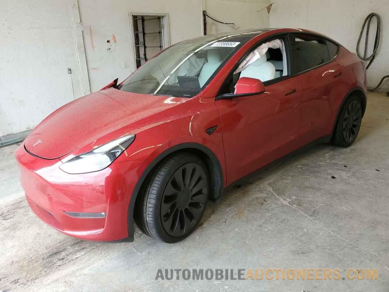 5YJYGDEF0MF209605 TESLA MODEL Y 2021