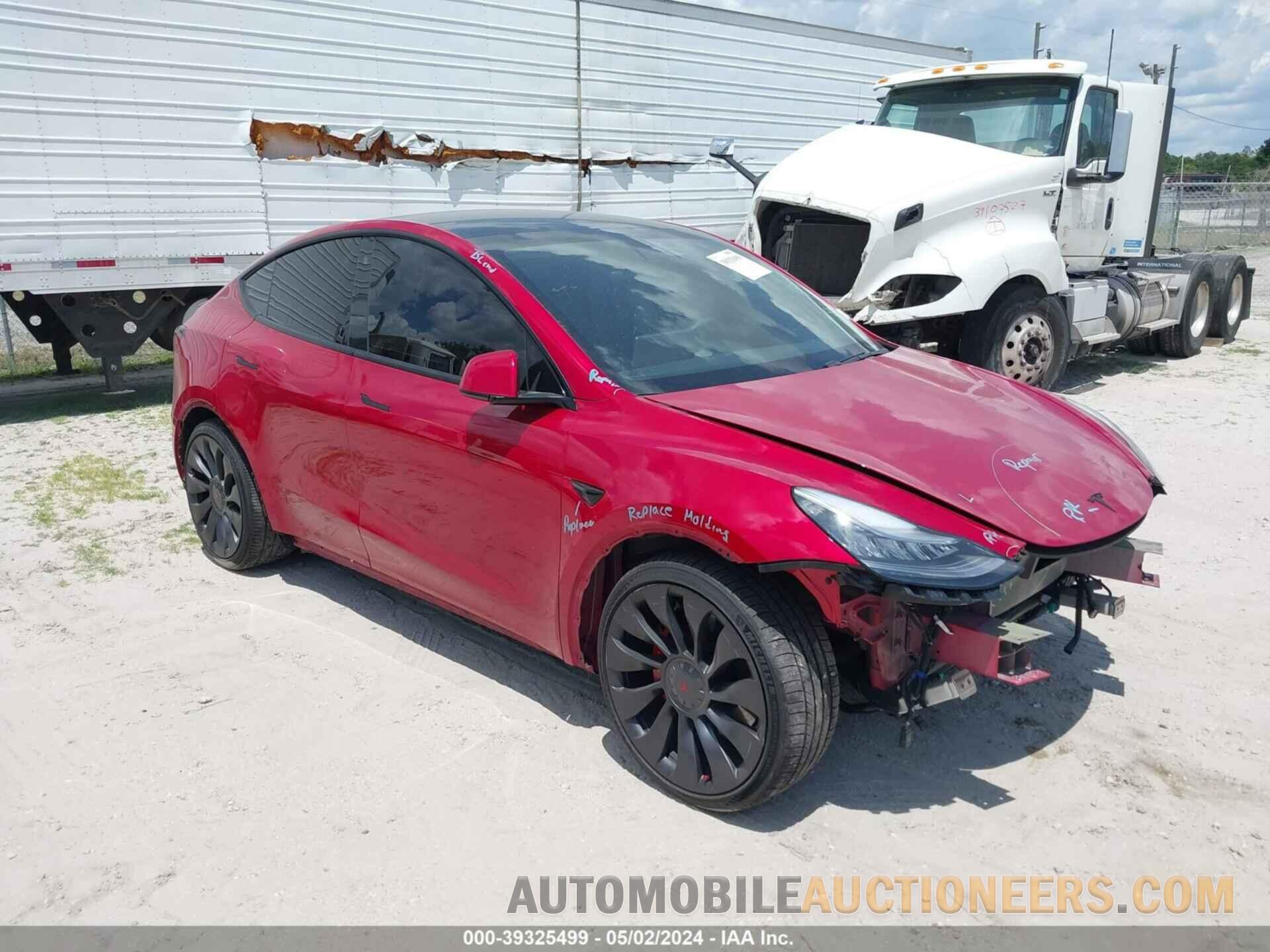 5YJYGDEF2LF039939 TESLA MODEL Y 2020