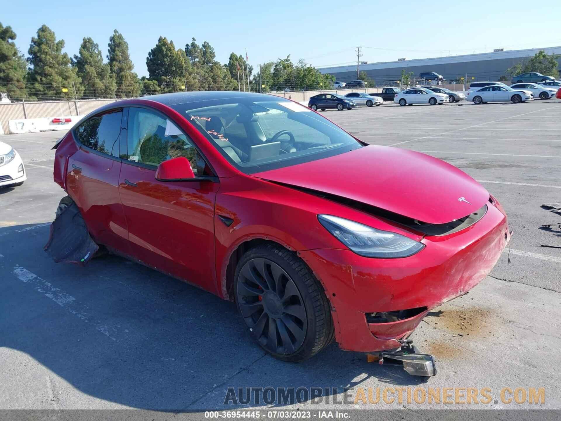 5YJYGDEF2MF098510 TESLA MODEL Y 2021