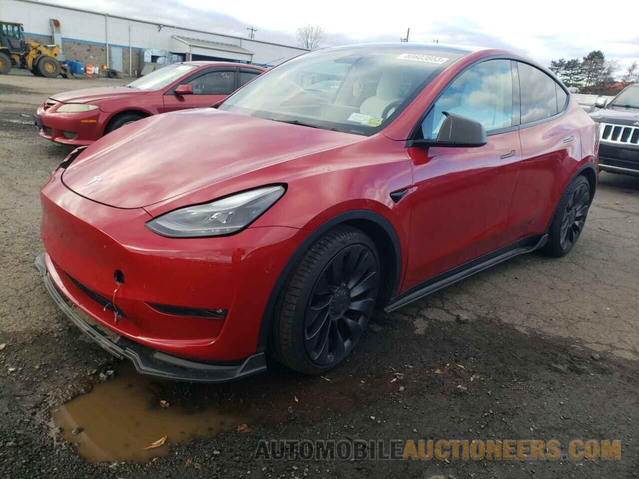 5YJYGDEF3MF303395 TESLA MODEL Y 2021