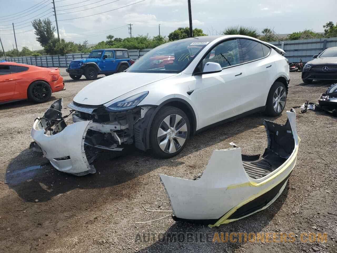 5YJYGDEF5LF018342 TESLA MODEL Y 2020