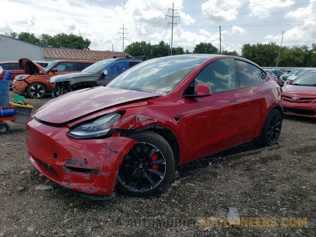 5YJYGDEF5MF073987 TESLA MODEL Y 2021