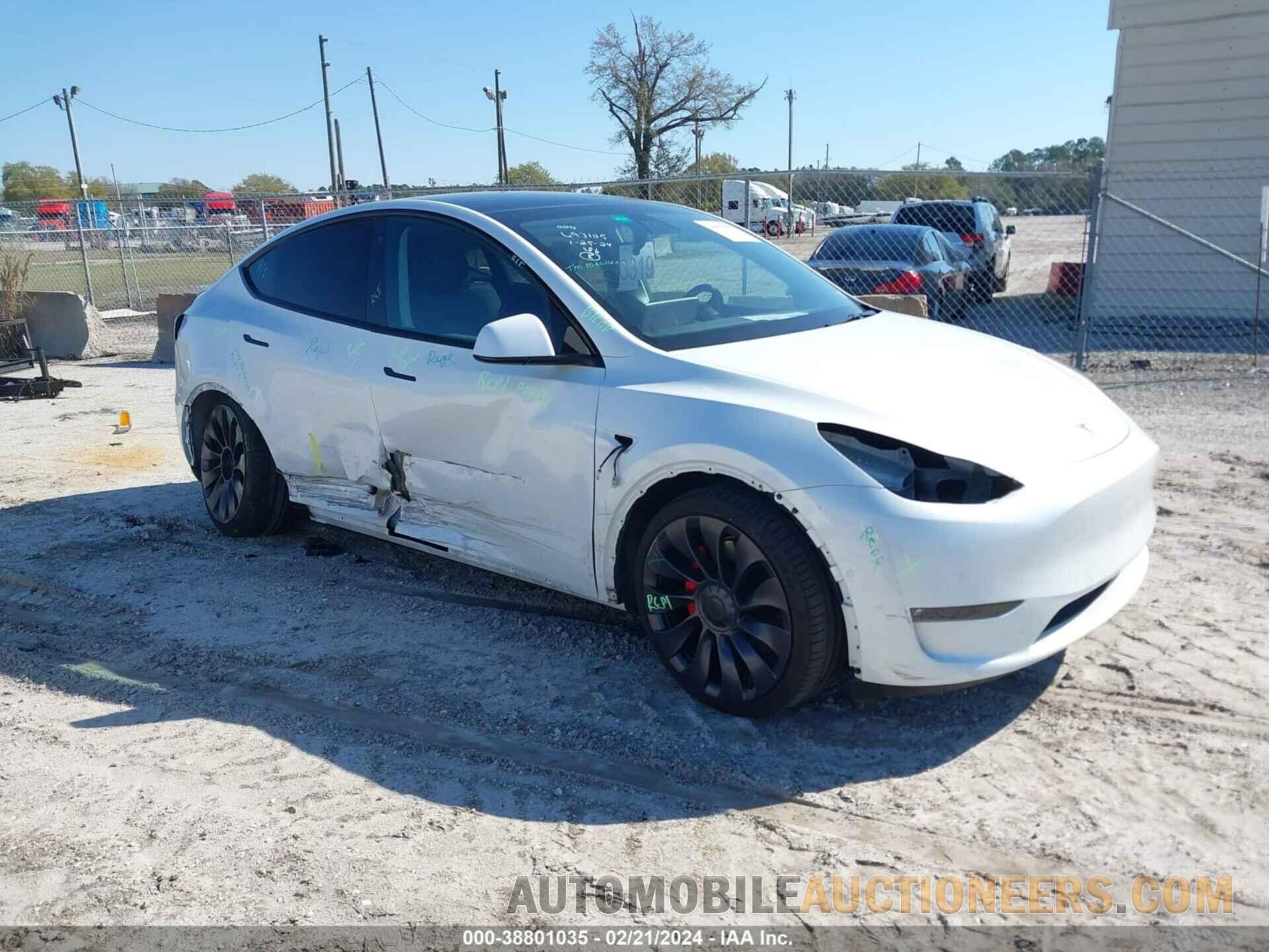 5YJYGDEF5MF245161 TESLA MODEL Y 2021