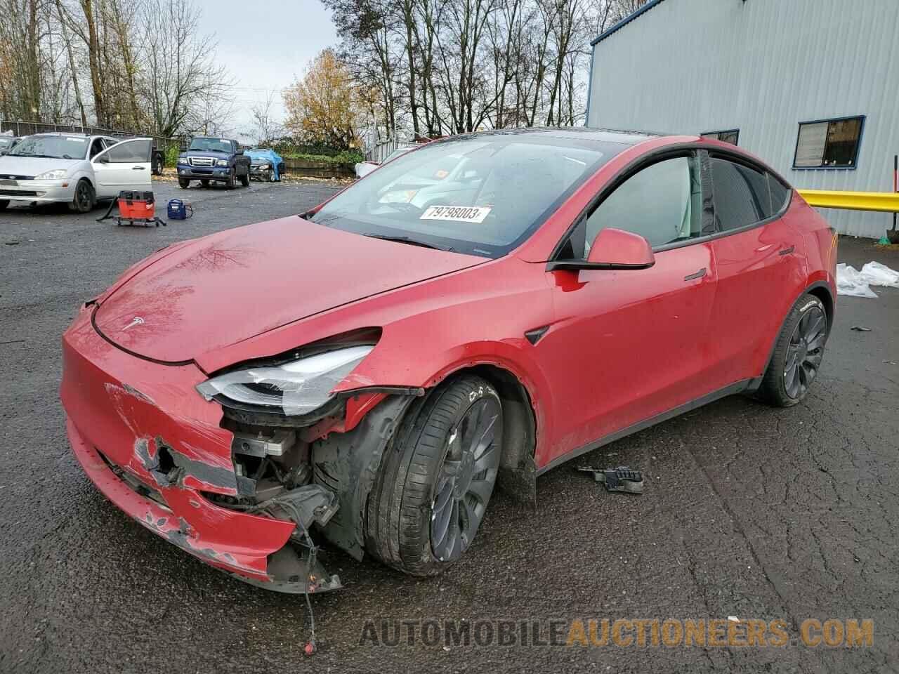 5YJYGDEF5MF251798 TESLA MODEL Y 2021