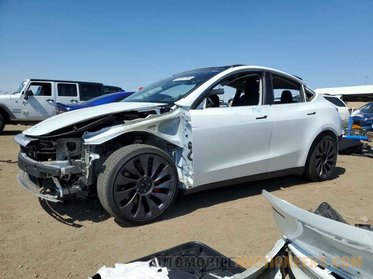 5YJYGDEF7LF003566 TESLA MODEL Y 2020