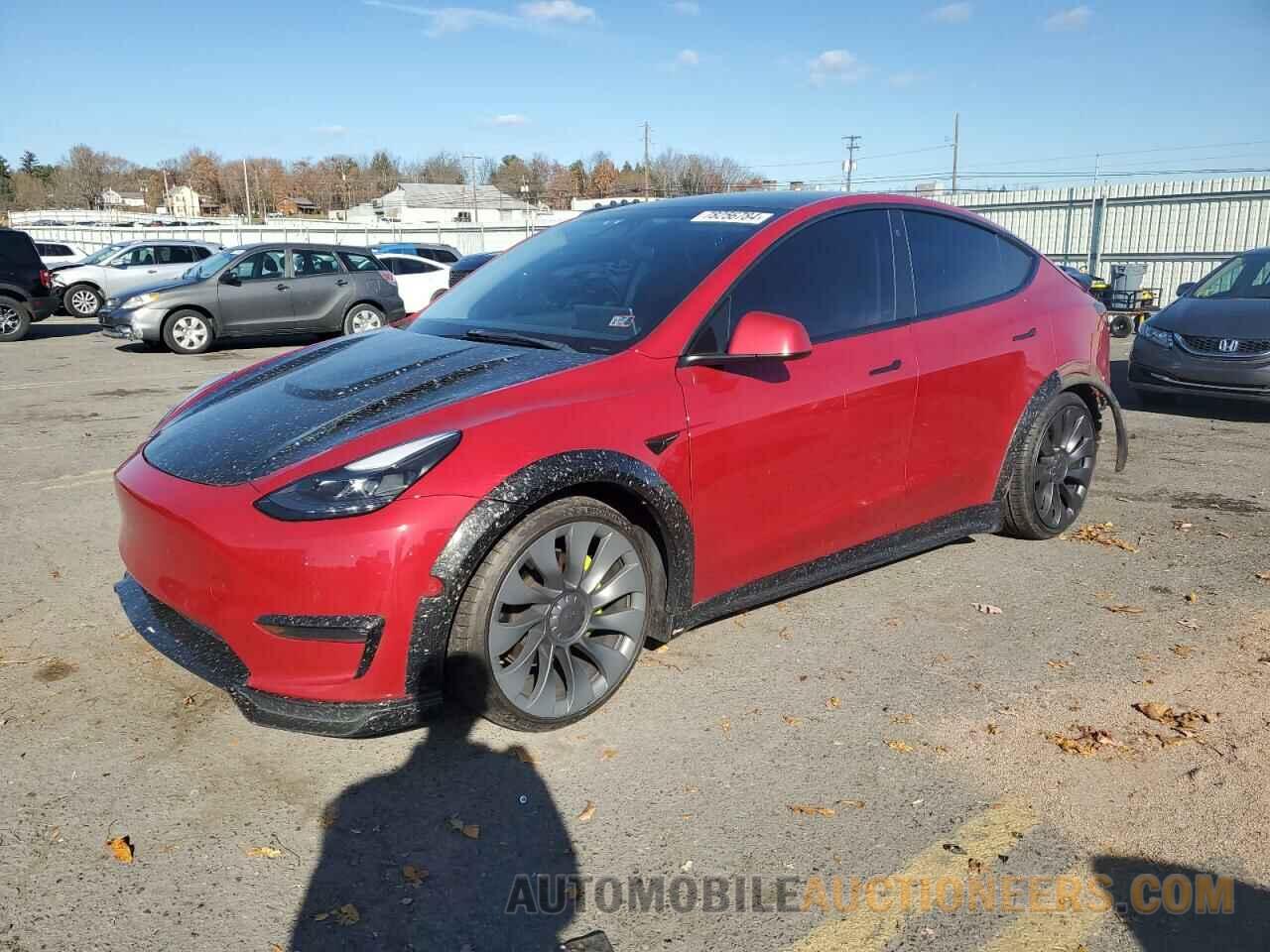 5YJYGDEF7MF197484 TESLA MODEL Y 2021