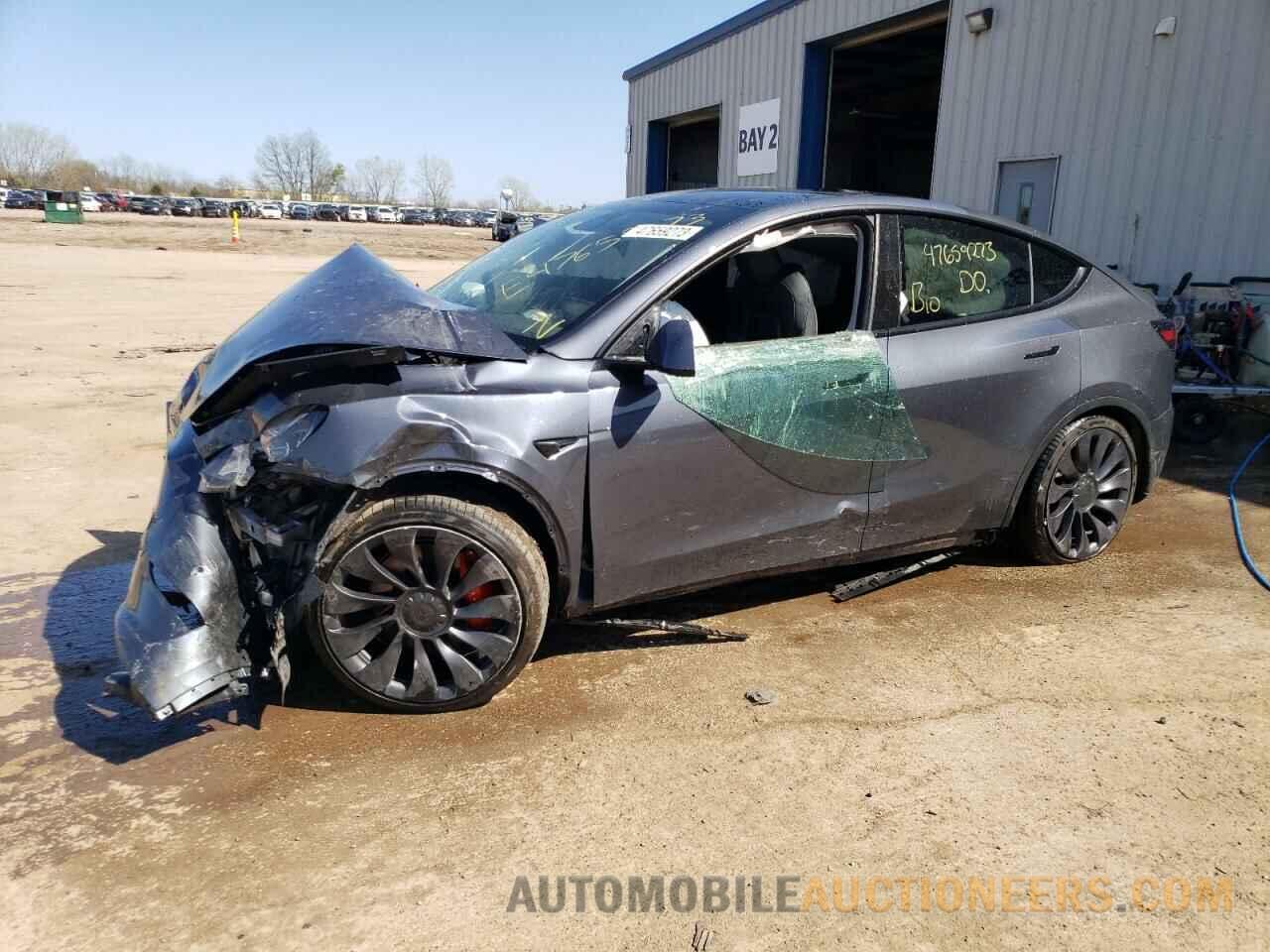 5YJYGDEF8MF268384 TESLA MODEL Y 2021