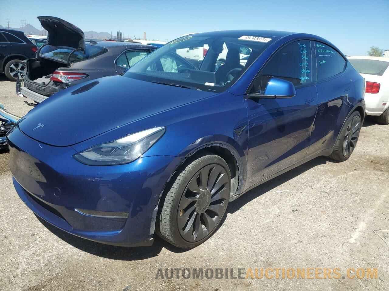 5YJYGDEF9MF303160 TESLA MODEL Y 2021