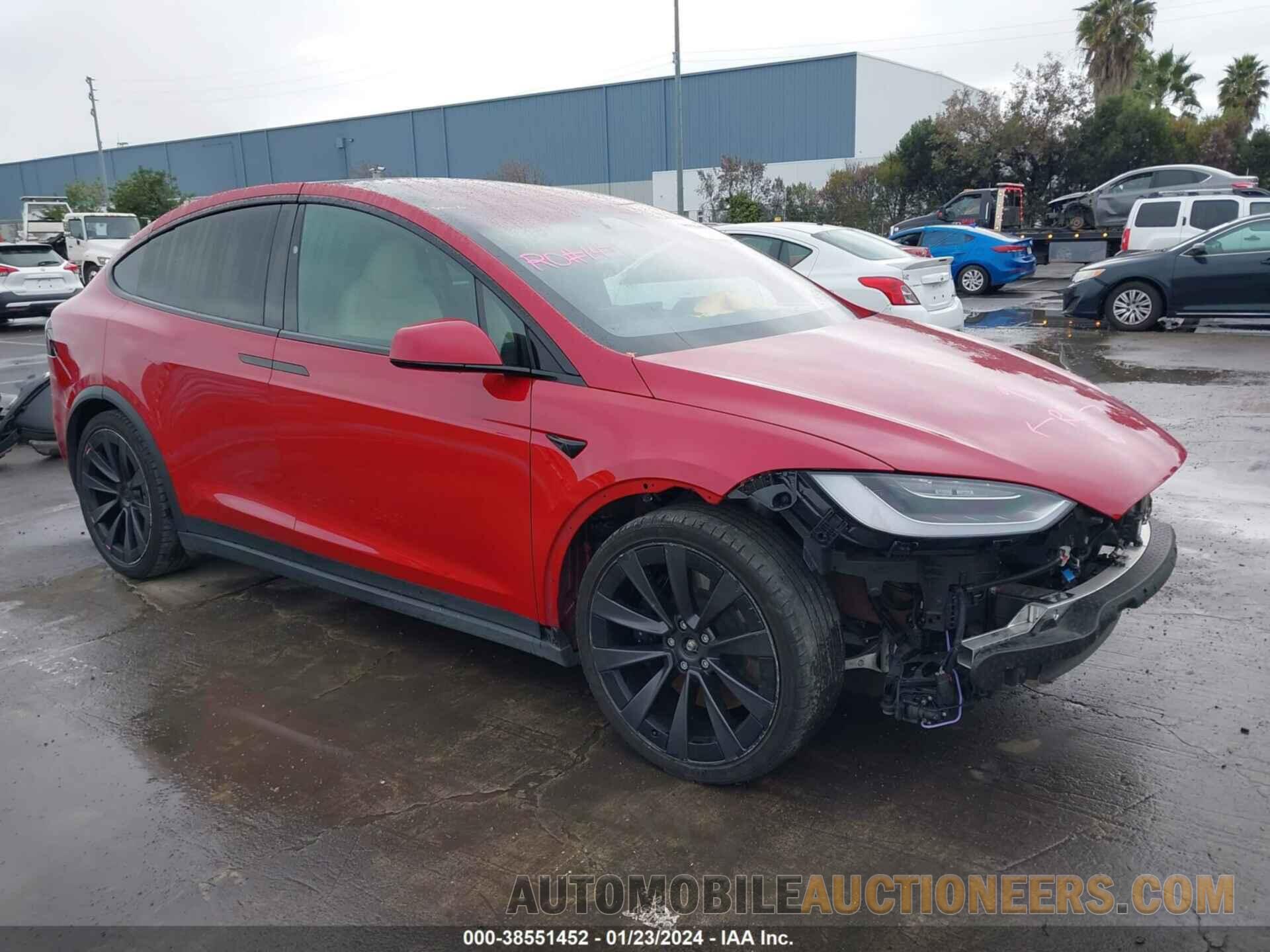 7SAXCAE51NF349583 TESLA MODEL X 2022