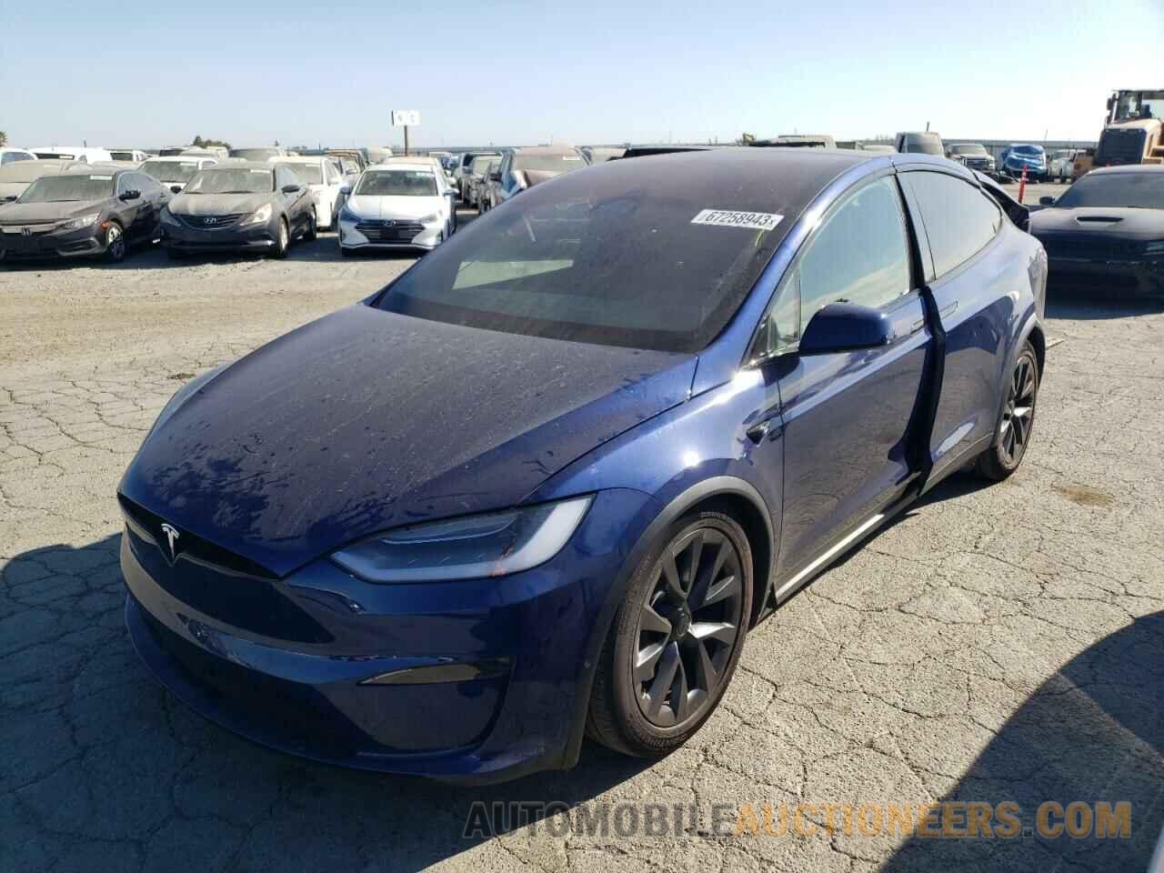 7SAXCAE51NF360244 TESLA MODEL X 2022