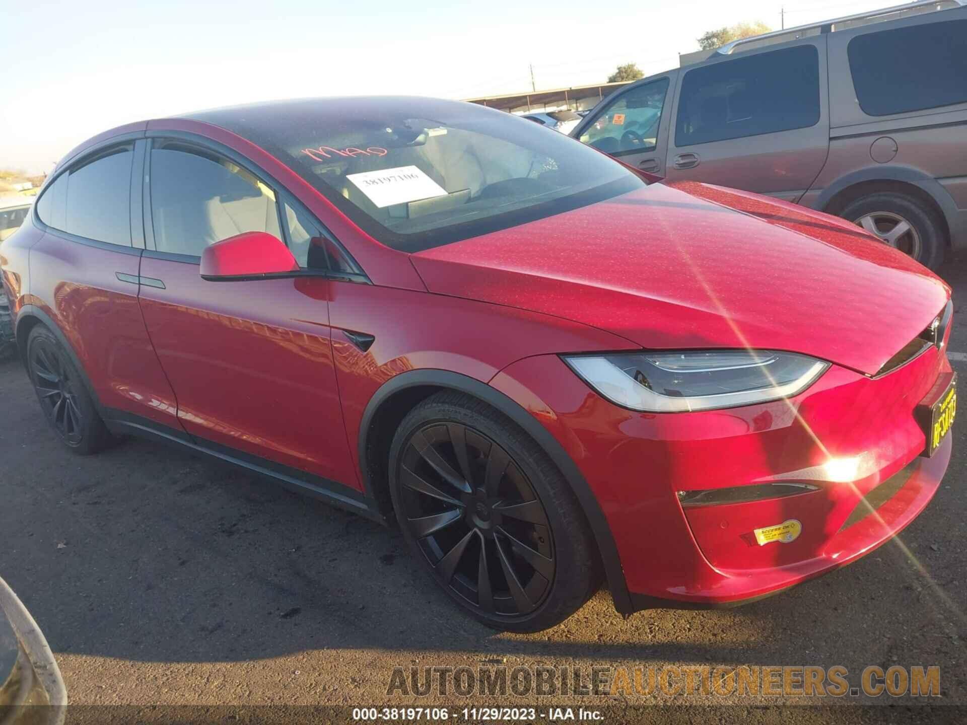 7SAXCAE52NF351536 TESLA MODEL X 2022