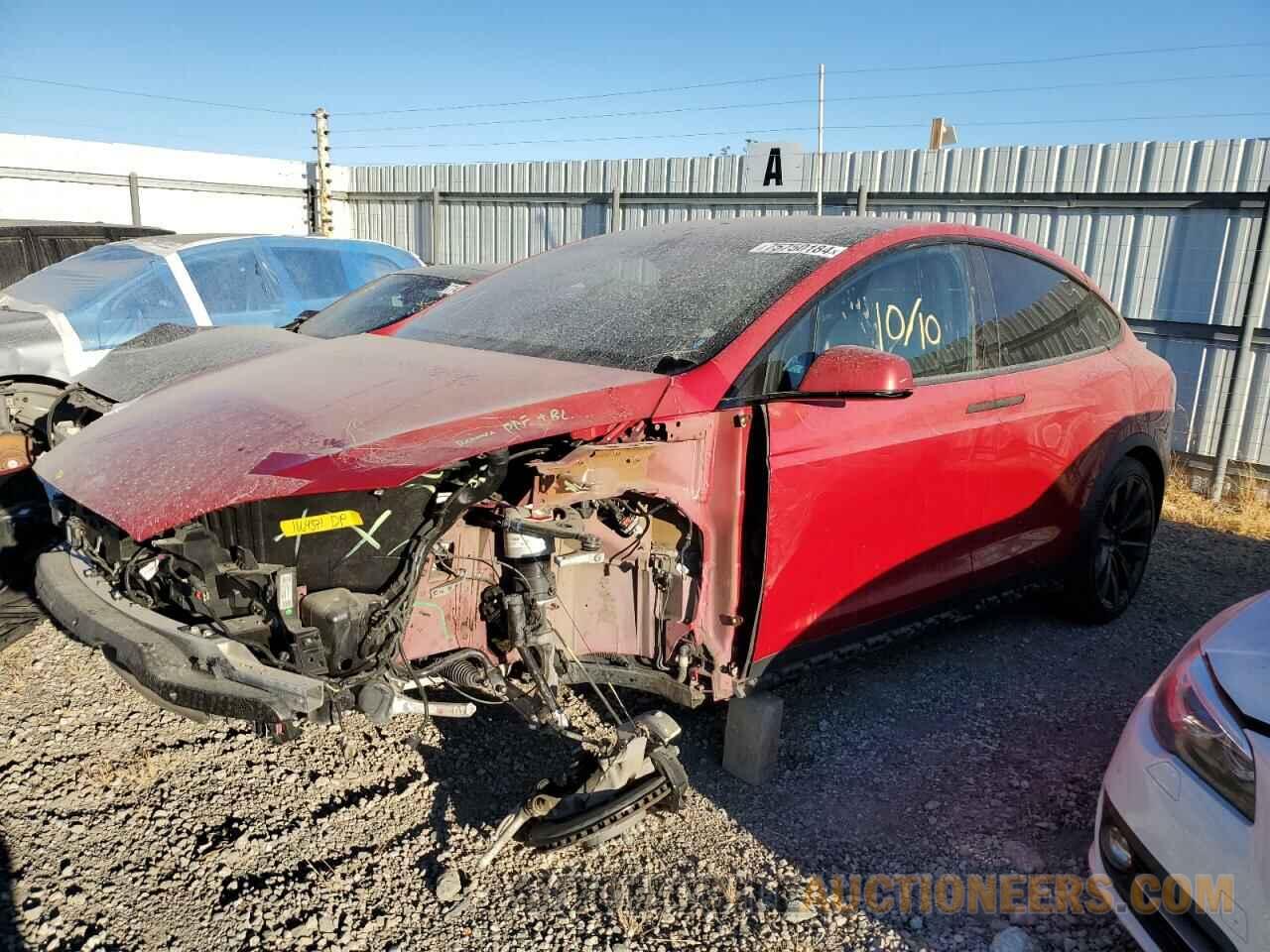 7SAXCBE50NF329086 TESLA MODEL X 2022