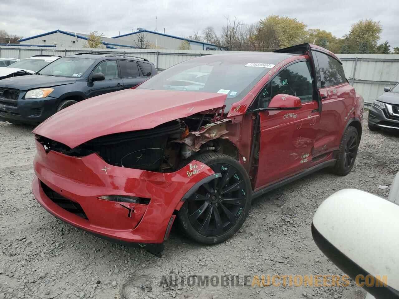 7SAXCBE55NF354825 TESLA MODEL X 2022