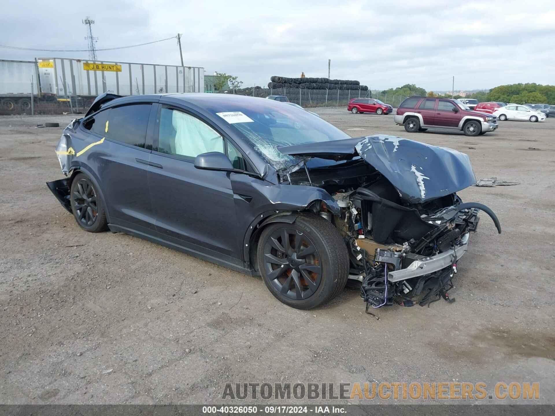 7SAXCBE61NF333124 TESLA MODEL X 2022