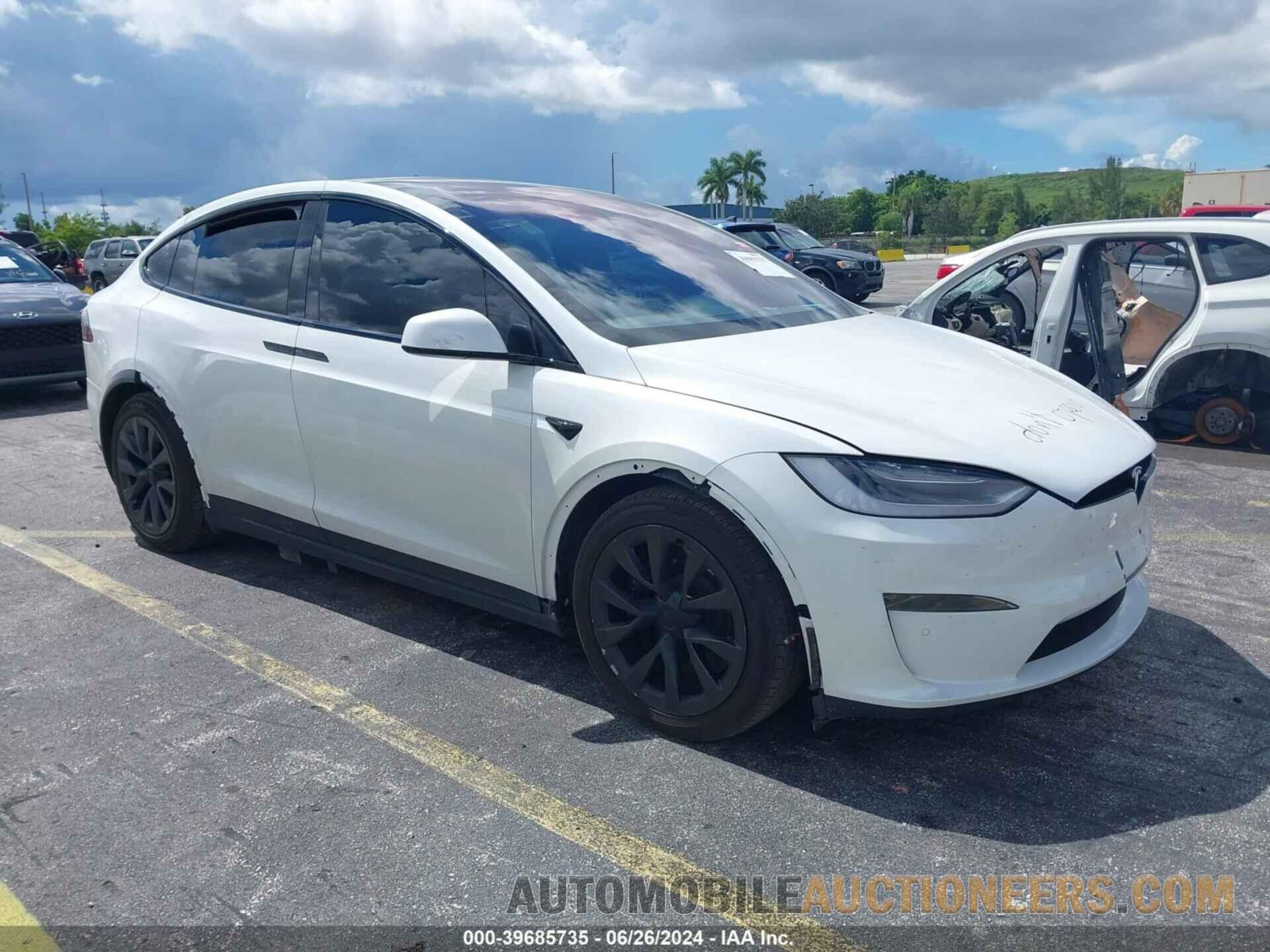 7SAXCBE62NF333309 TESLA MODEL X 2022