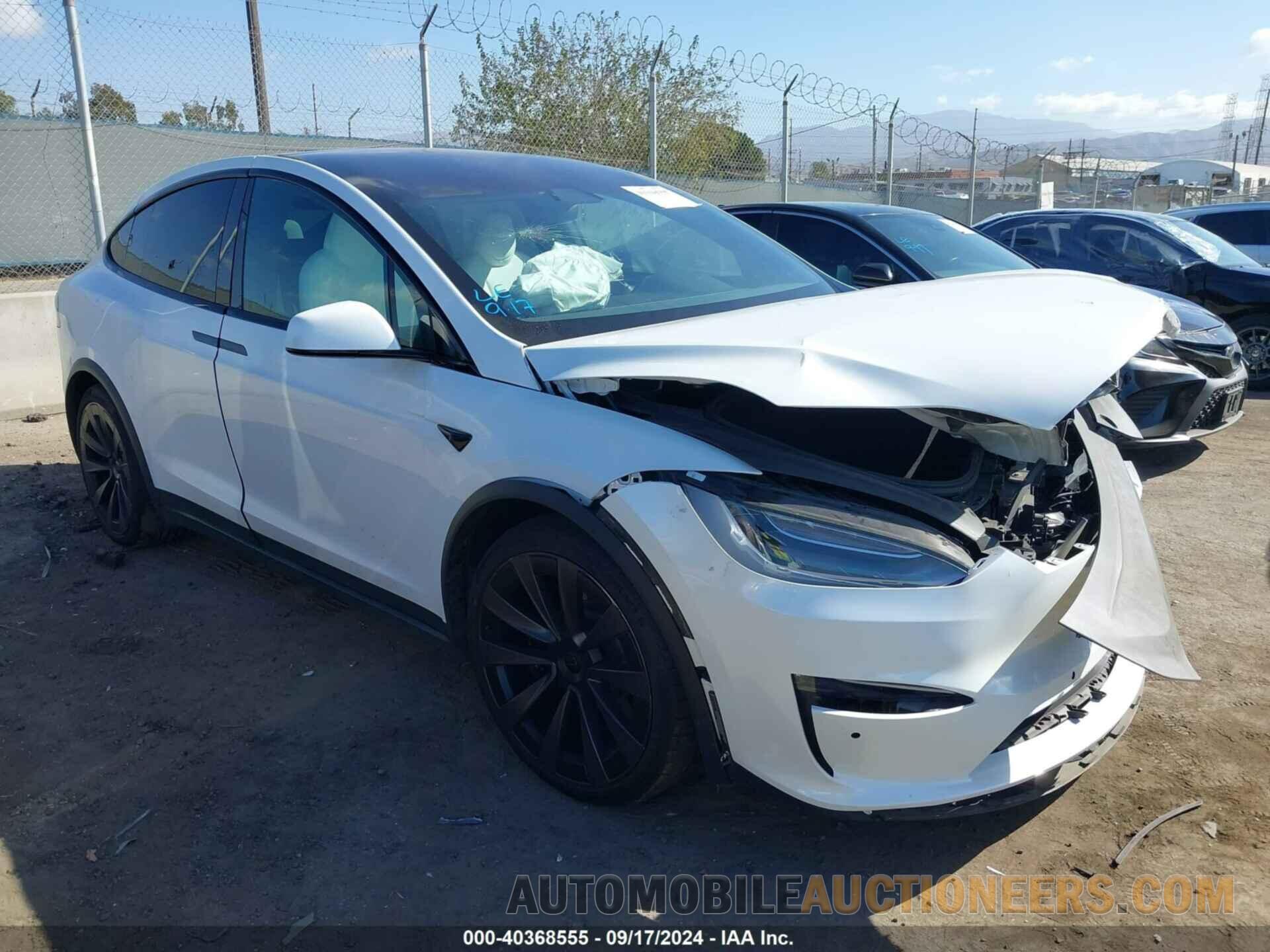 7SAXCBE63NF333142 TESLA MODEL X 2022