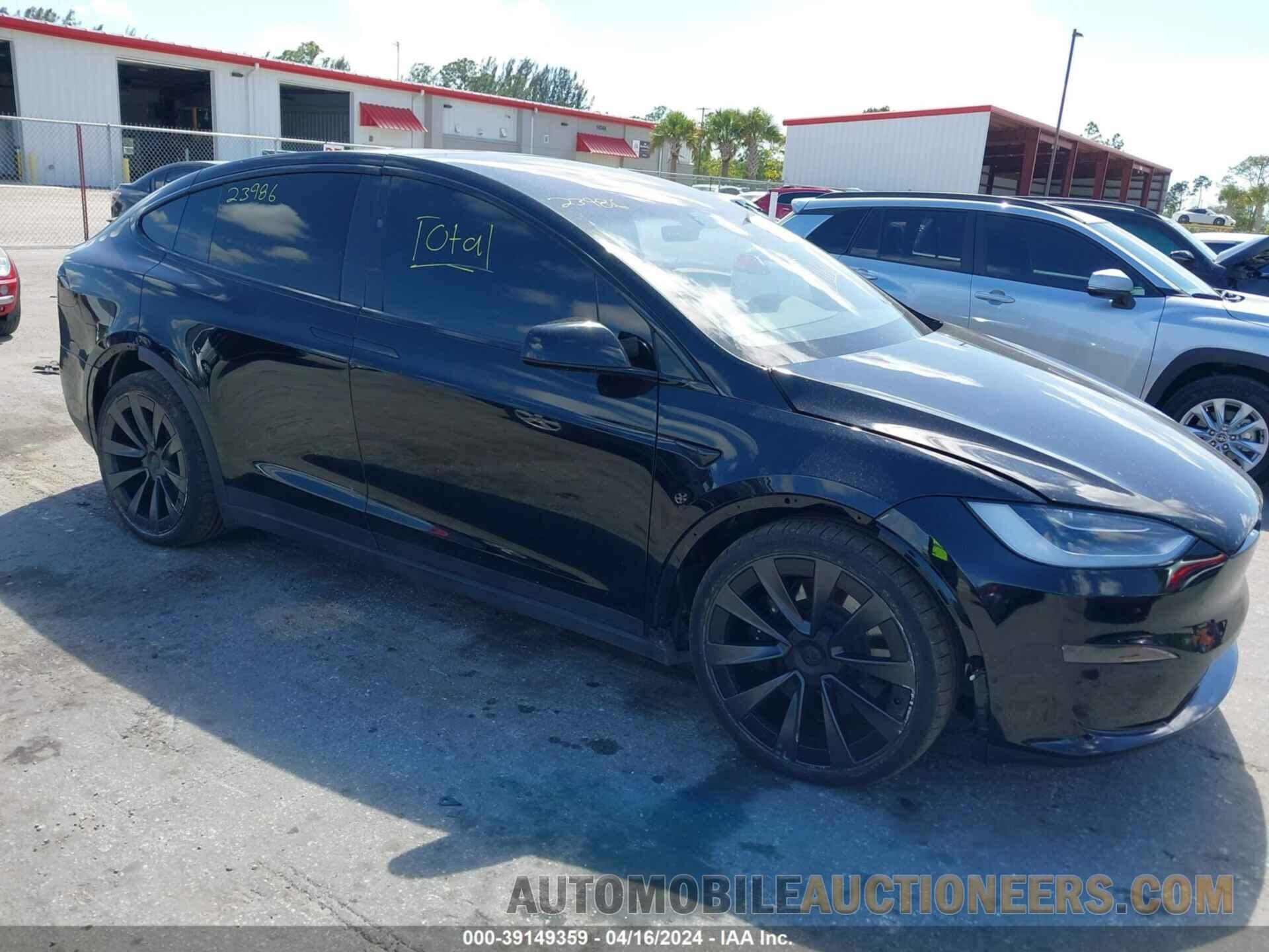 7SAXCBE63NF344805 TESLA MODEL X 2022