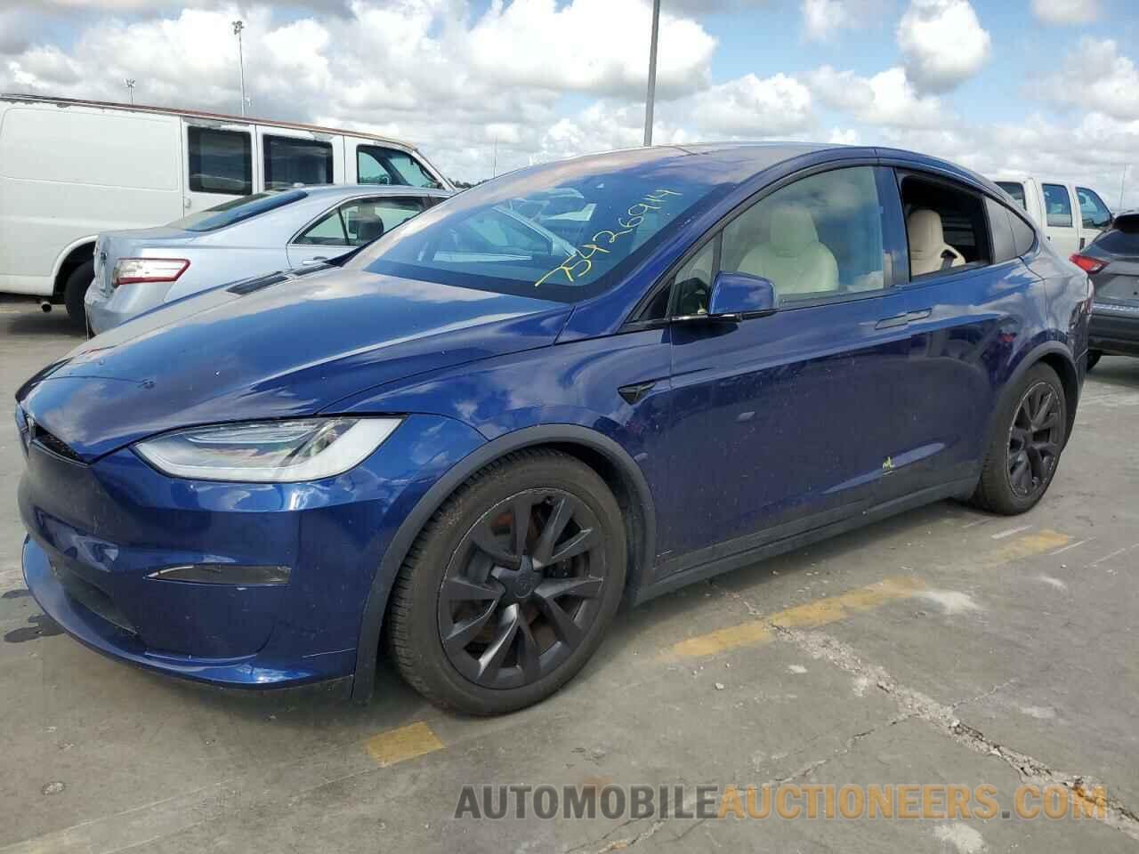 7SAXCBE64NF329505 TESLA MODEL X 2022