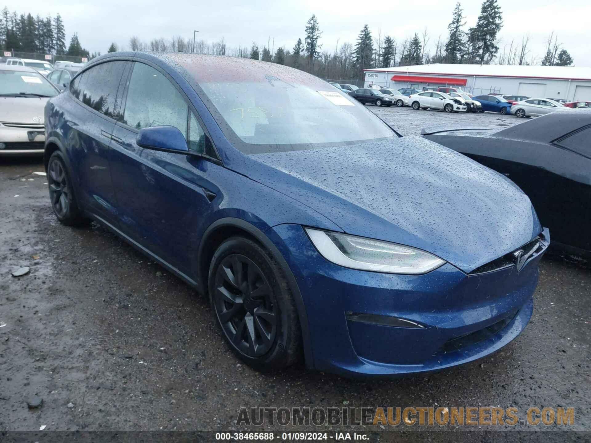 7SAXCBE64NF343565 TESLA MODEL X 2022