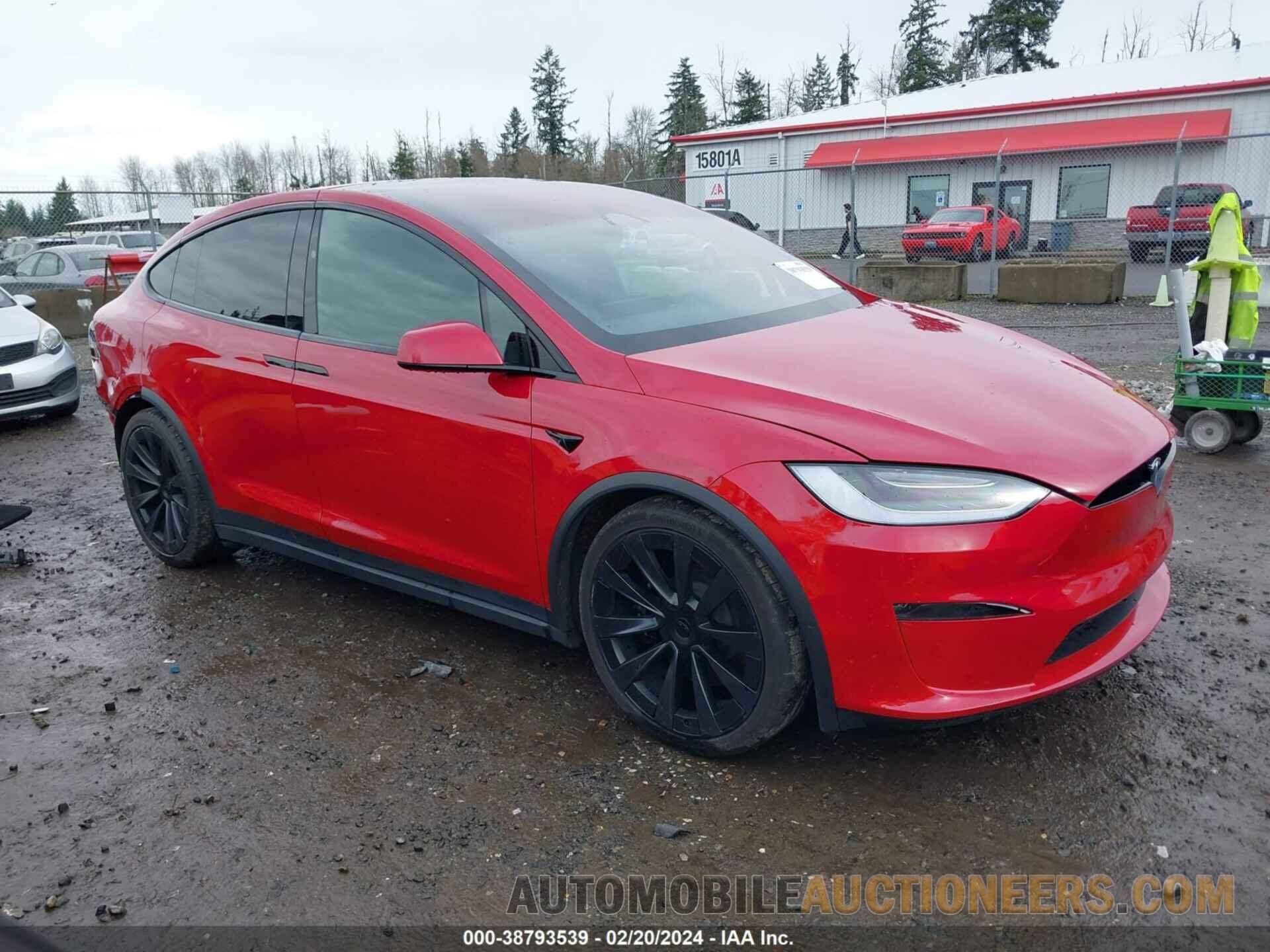 7SAXCBE65NF358298 TESLA MODEL X 2022