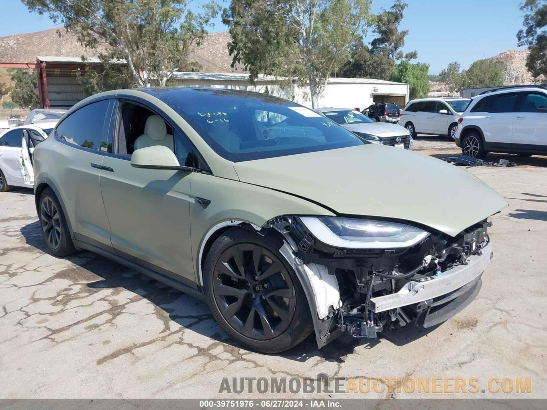 7SAXCBE66NF352882 TESLA MODEL X 2022