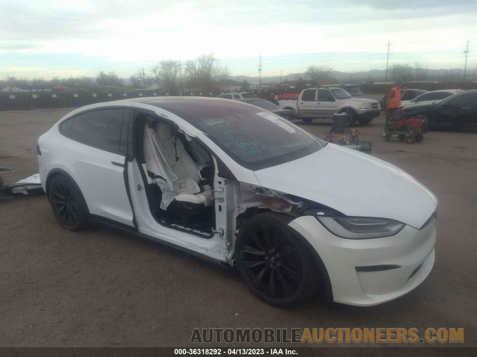 7SAXCBE66NF356754 TESLA MODEL X 2022