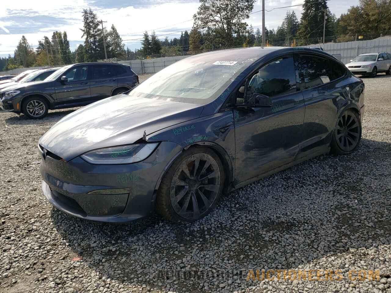 7SAXCBE67NF359257 TESLA MODEL X 2022