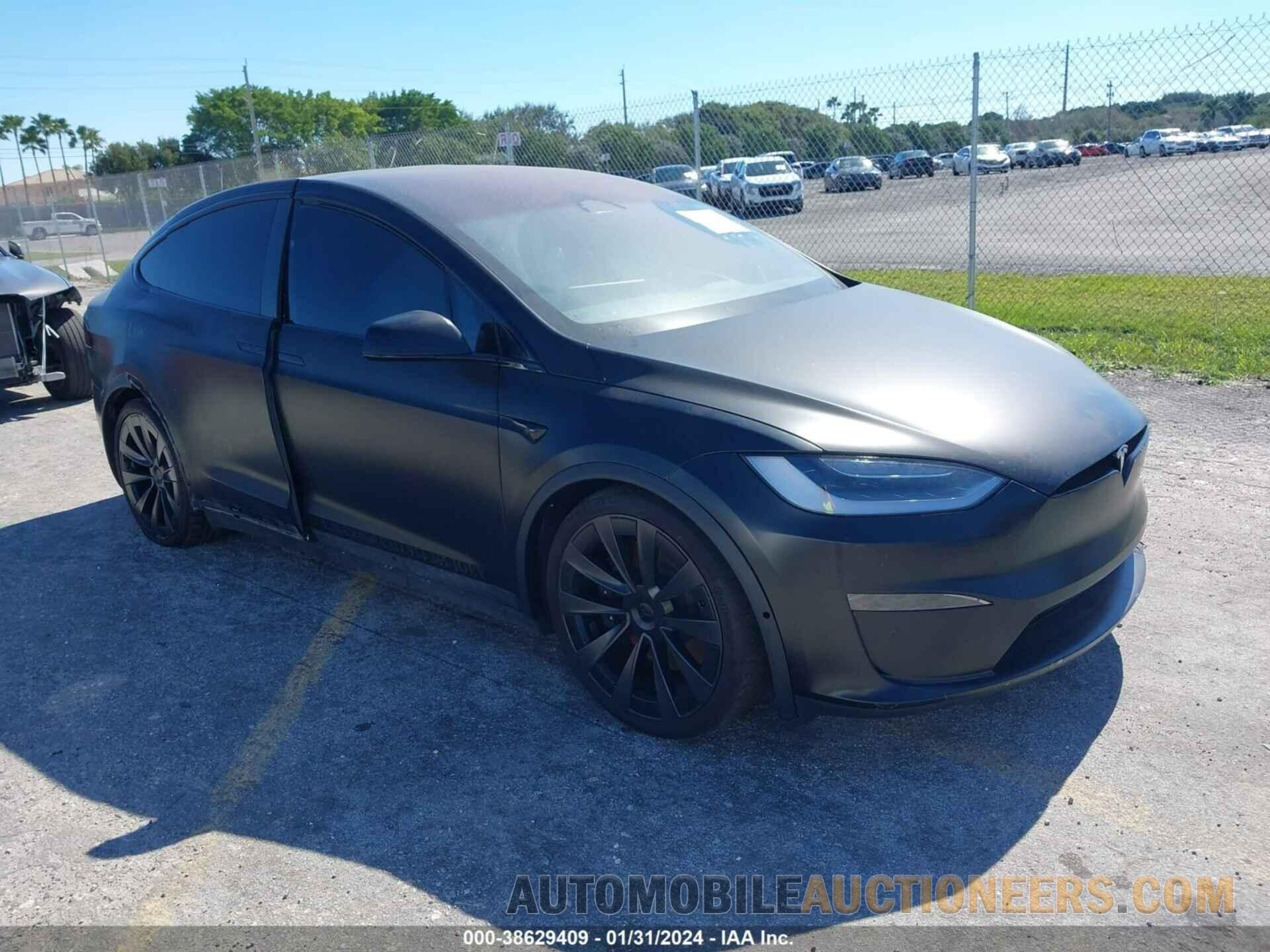 7SAXCBE69NF357445 TESLA MODEL X 2022