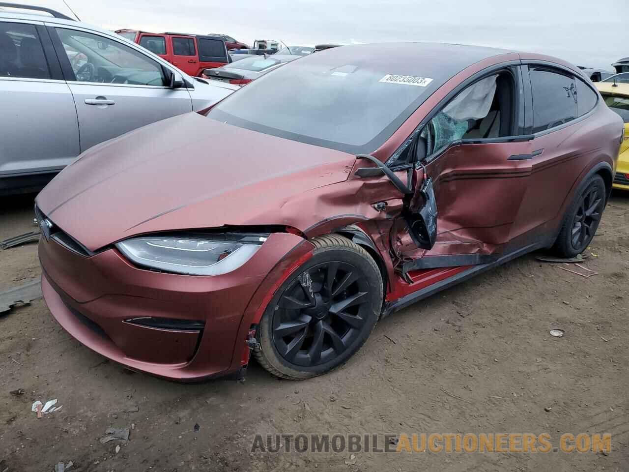 7SAXCBE6XNF345479 TESLA MODEL X 2022