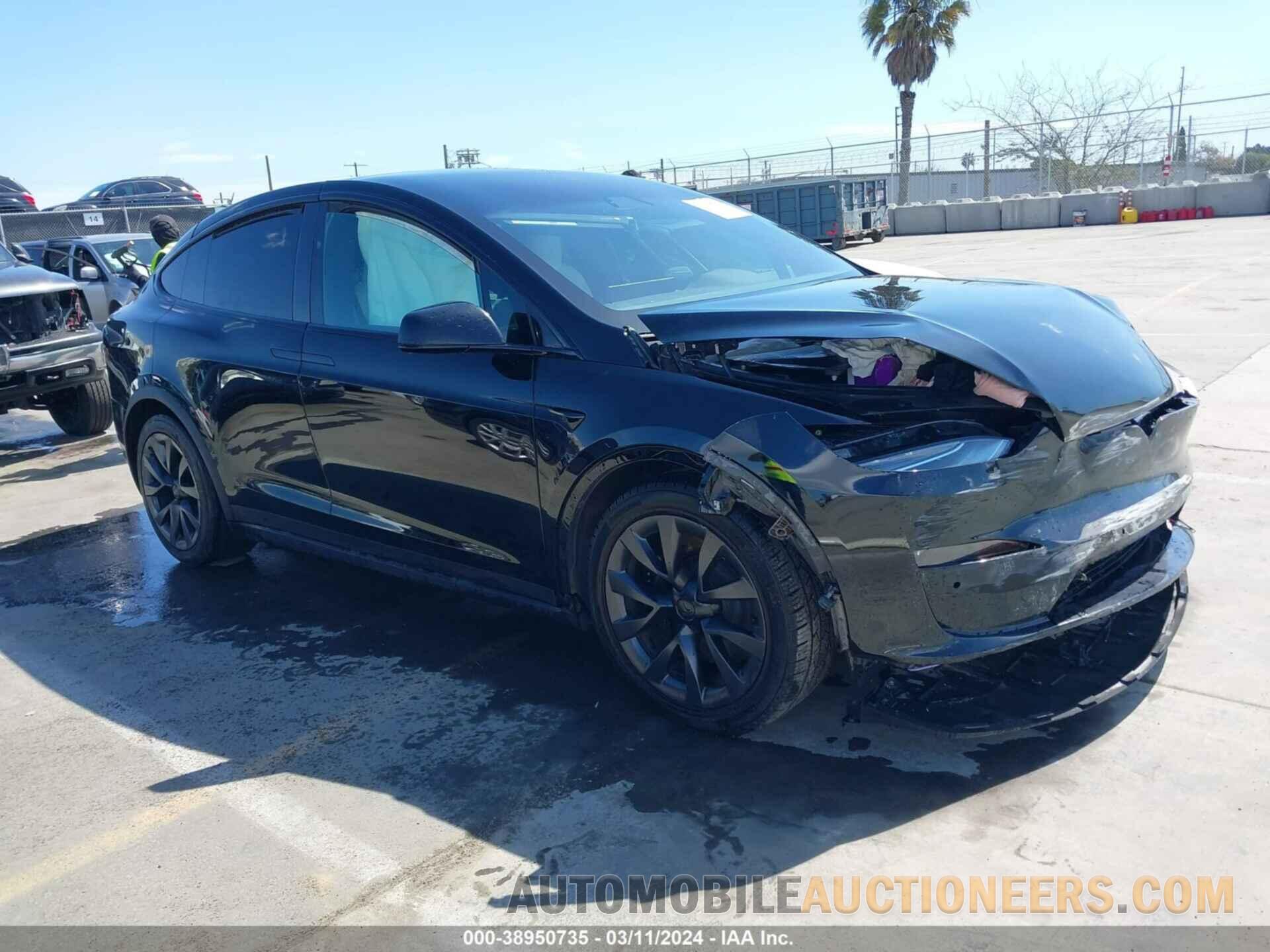 7SAXCBE6XNF350651 TESLA MODEL X 2022