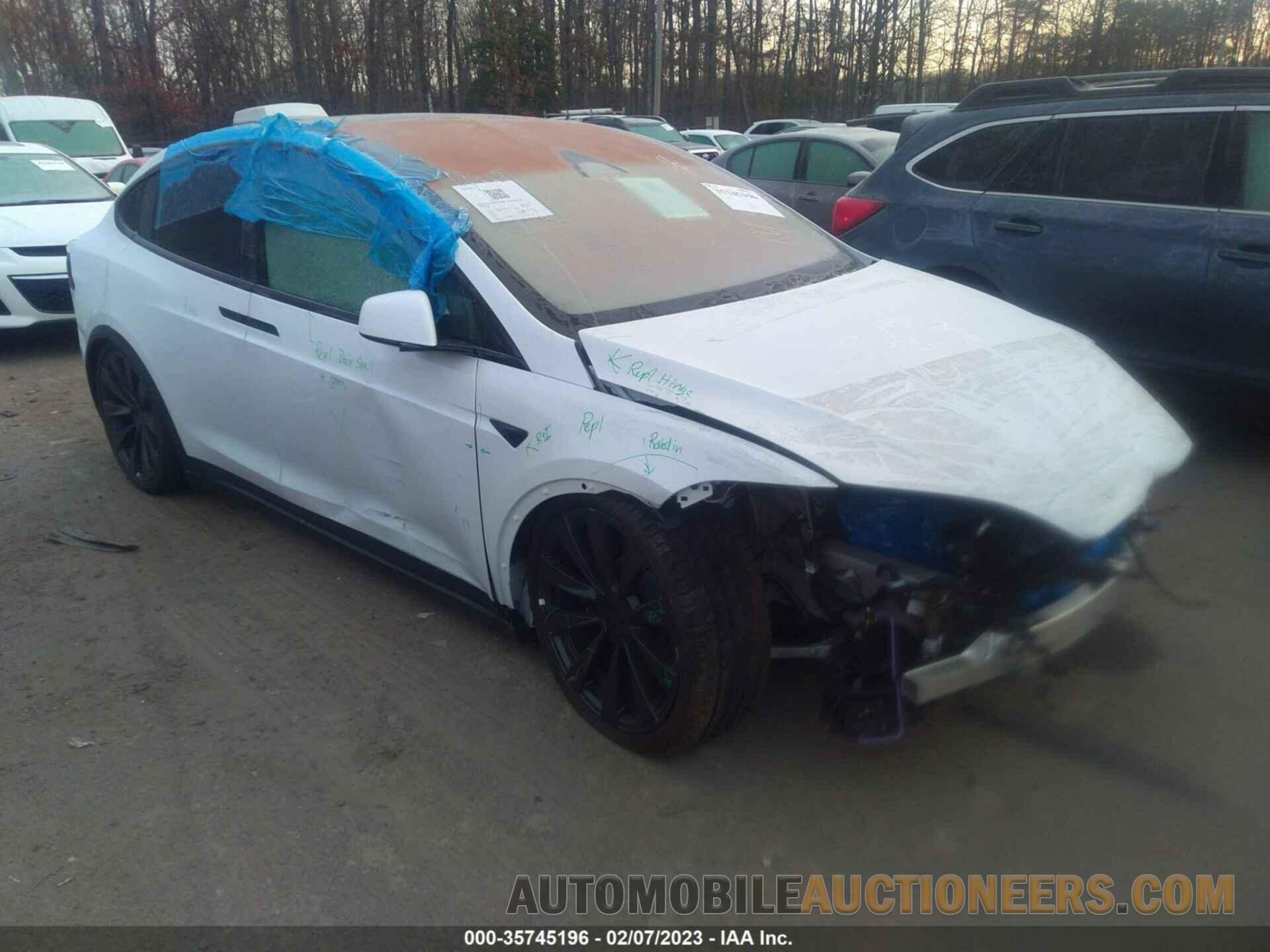 7SAXCDE50NF360124 TESLA MODEL X 2022