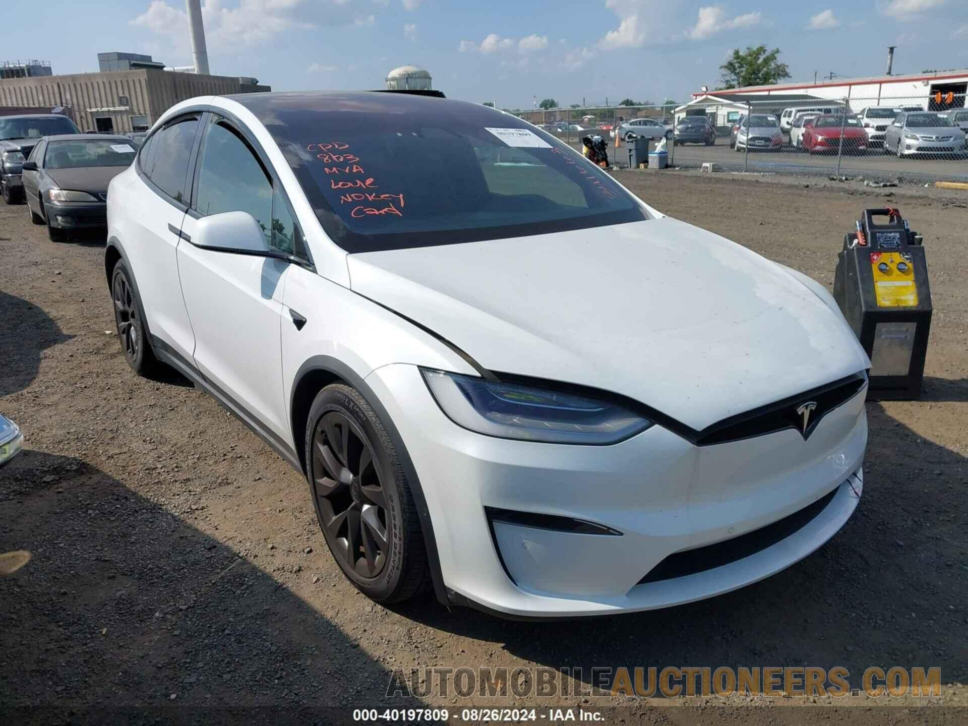 7SAXCDE51NF341663 TESLA MODEL X 2022