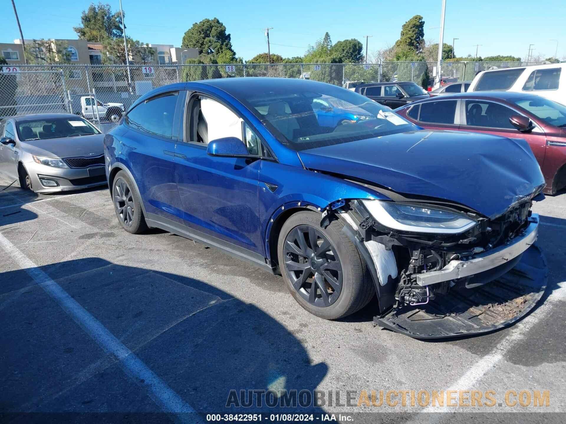 7SAXCDE57NF361917 TESLA MODEL X 2022