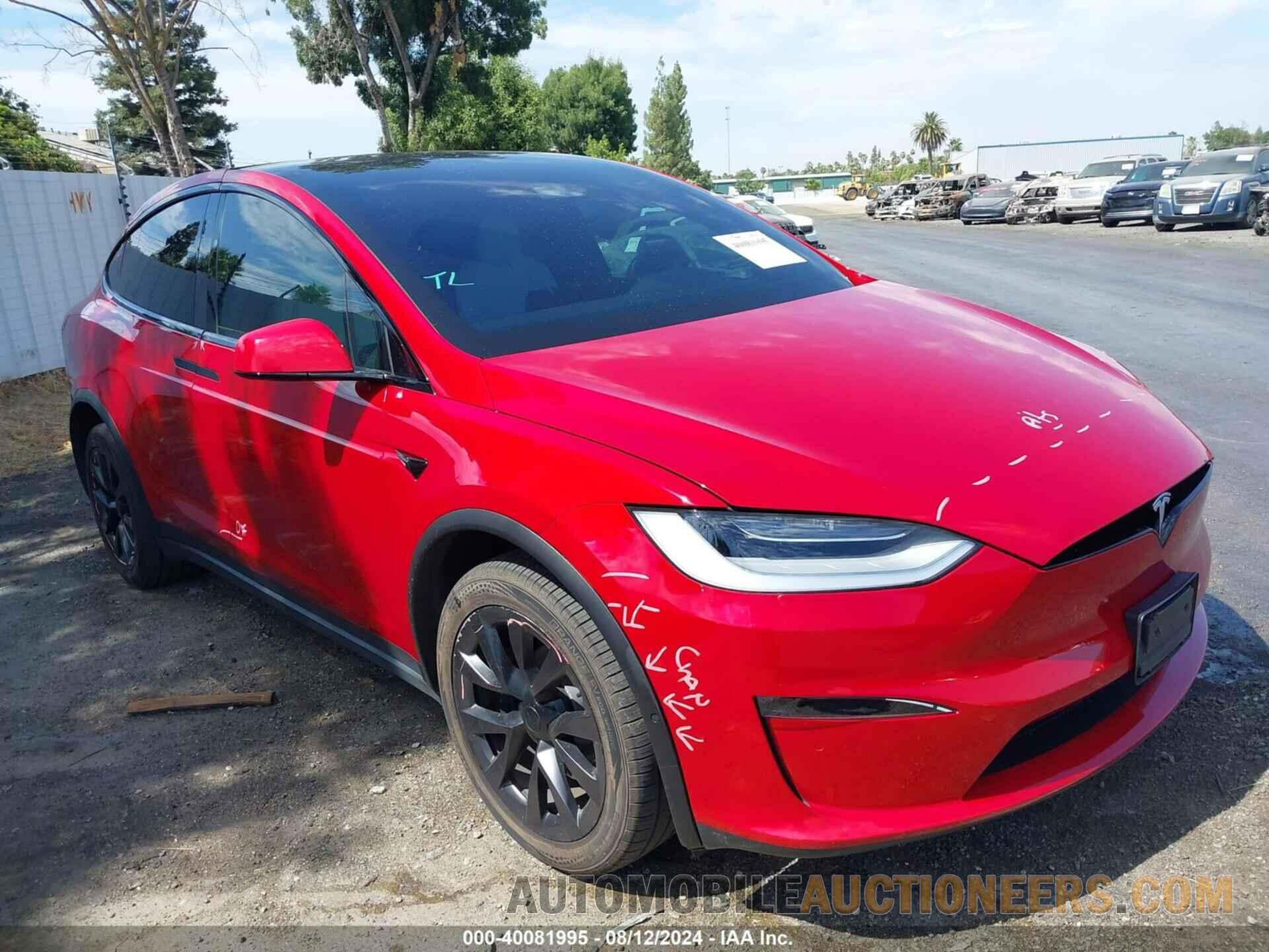 7SAXCDE59NF336744 TESLA MODEL X 2022