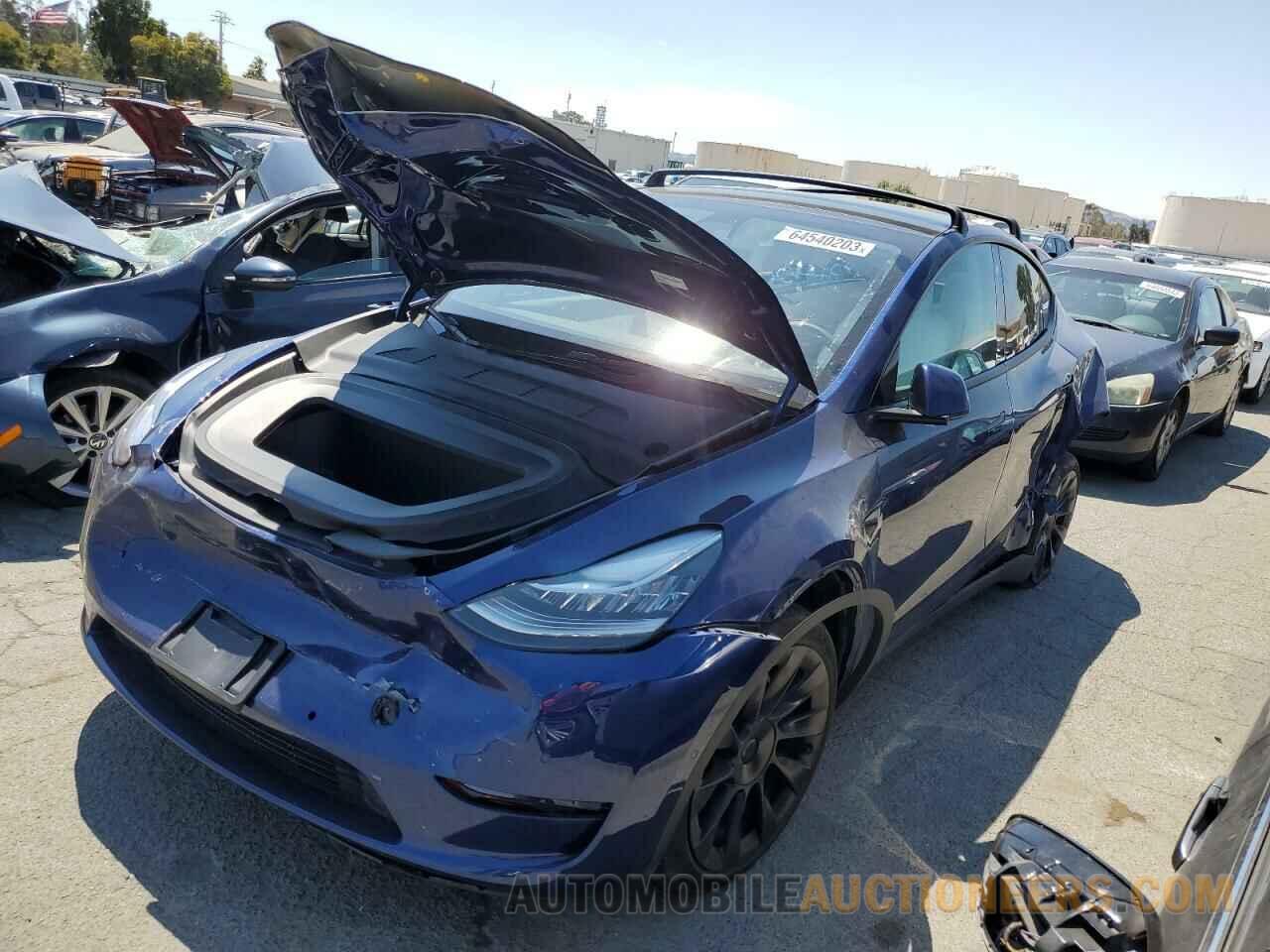 7SAYGAEE2NF396663 TESLA MODEL Y 2022