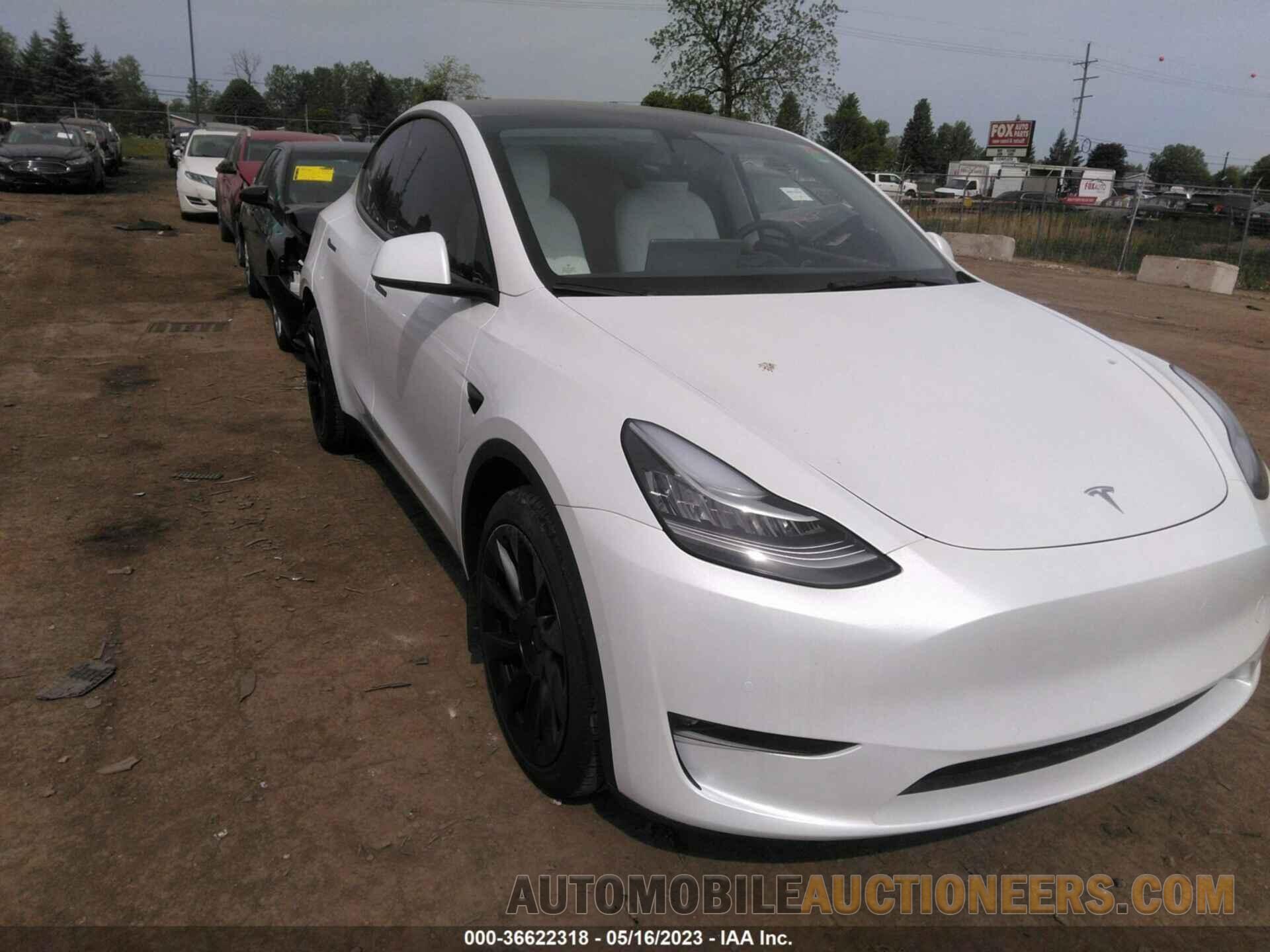 7SAYGDEE0NF445196 TESLA MODEL Y 2022