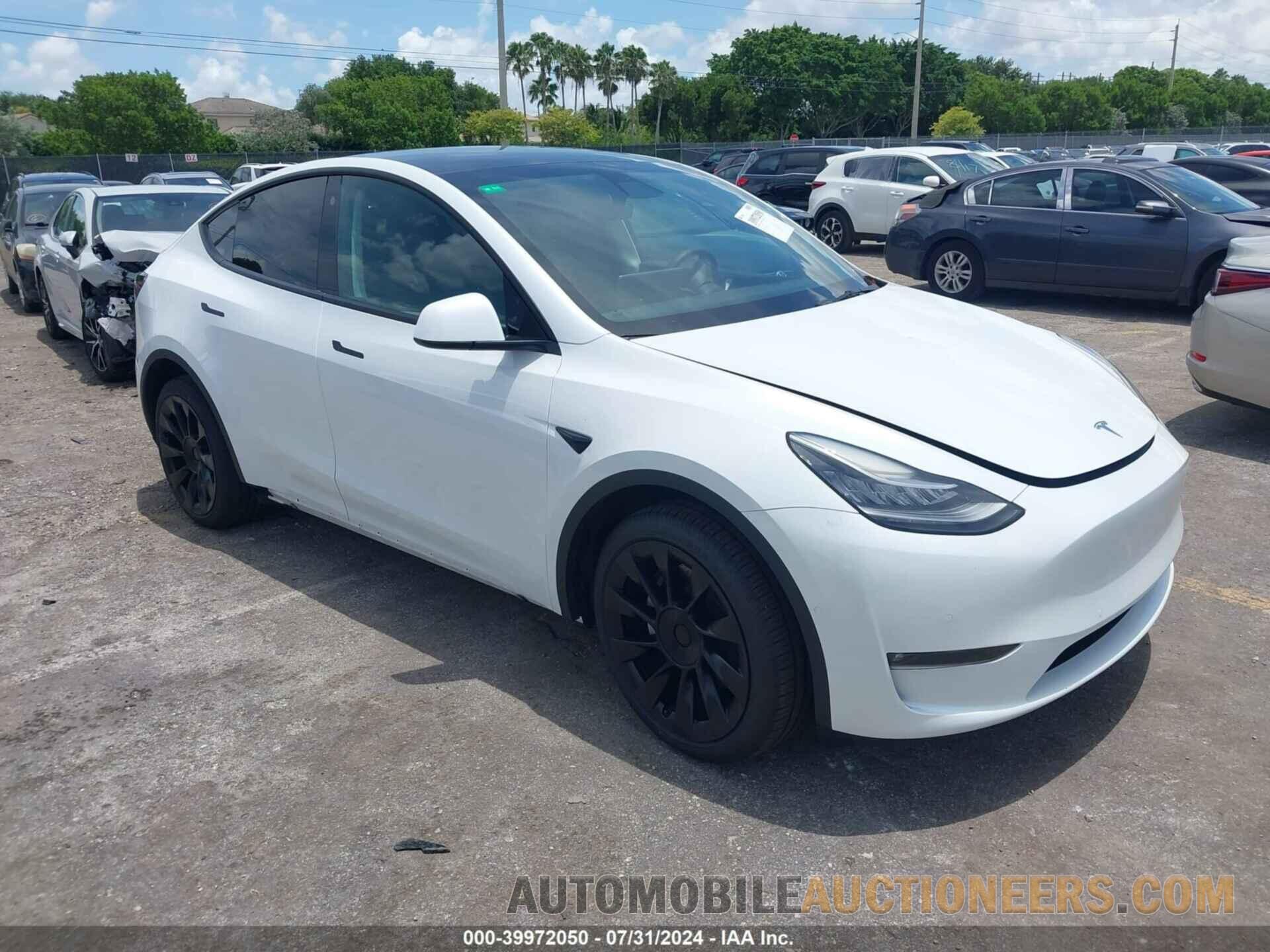 7SAYGDEE1NF451444 TESLA MODEL Y 2022