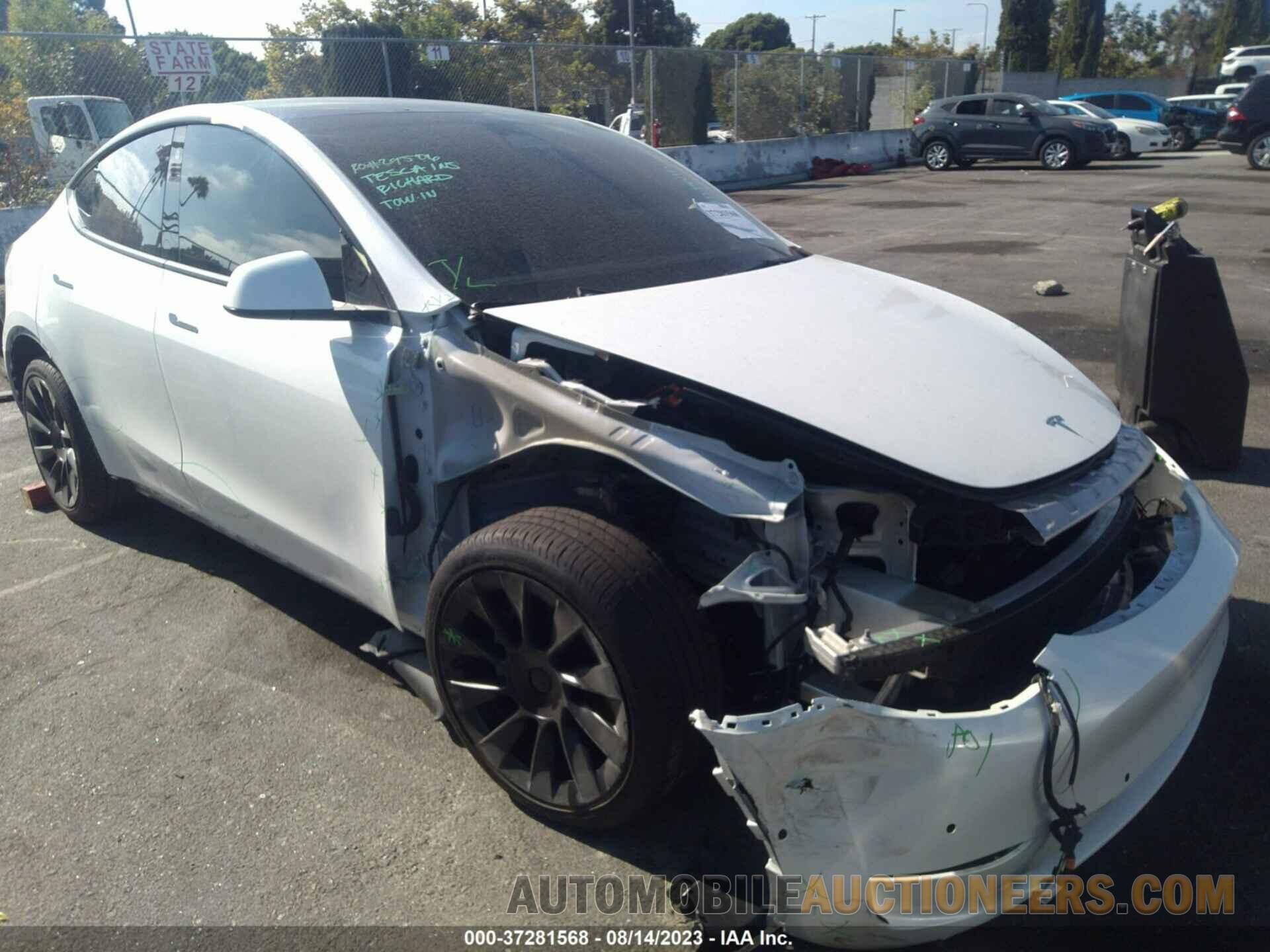 7SAYGDEE1NF557893 TESLA MODEL Y 2022