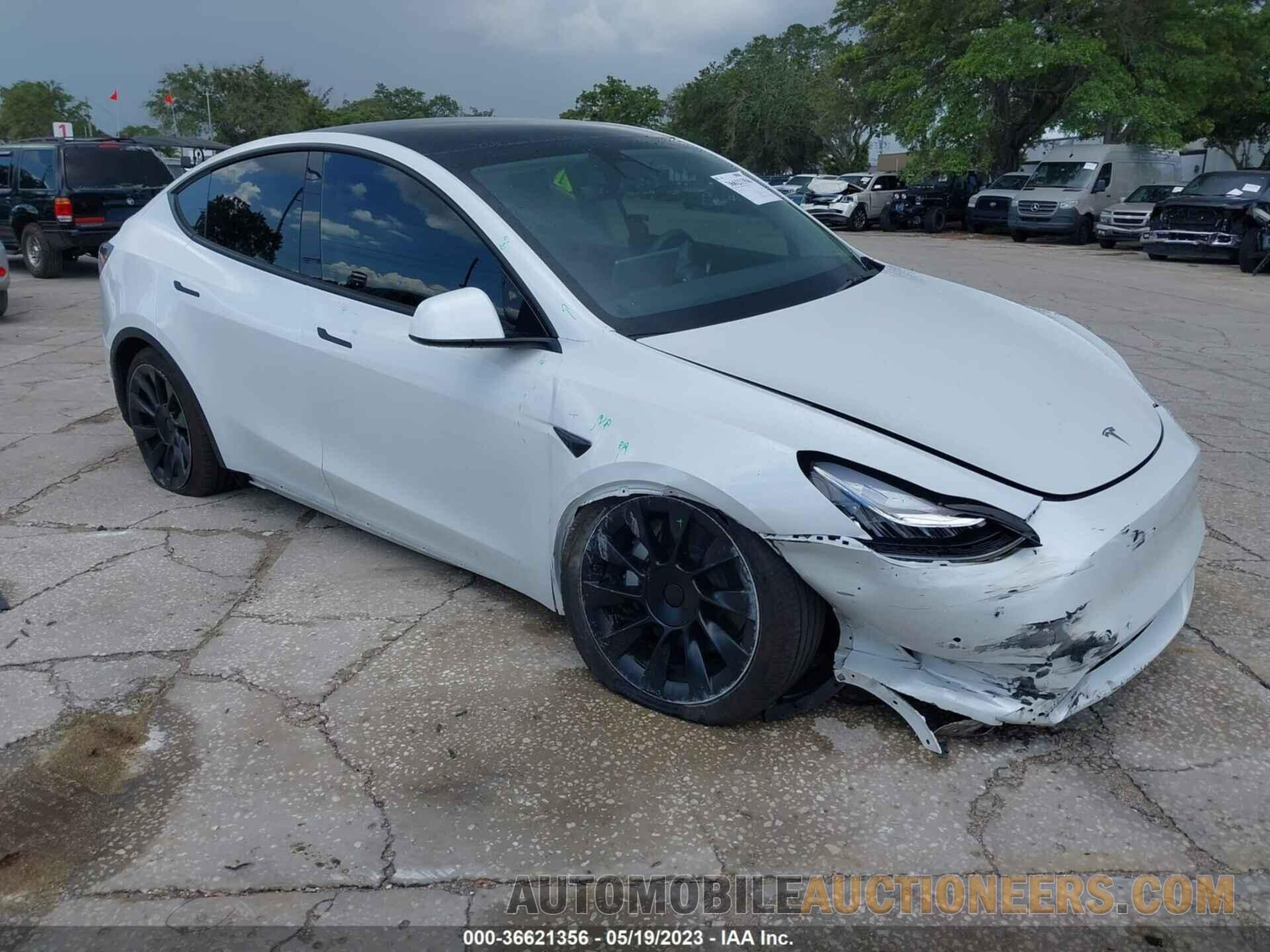 7SAYGDEE5NF462916 TESLA MODEL Y 2022