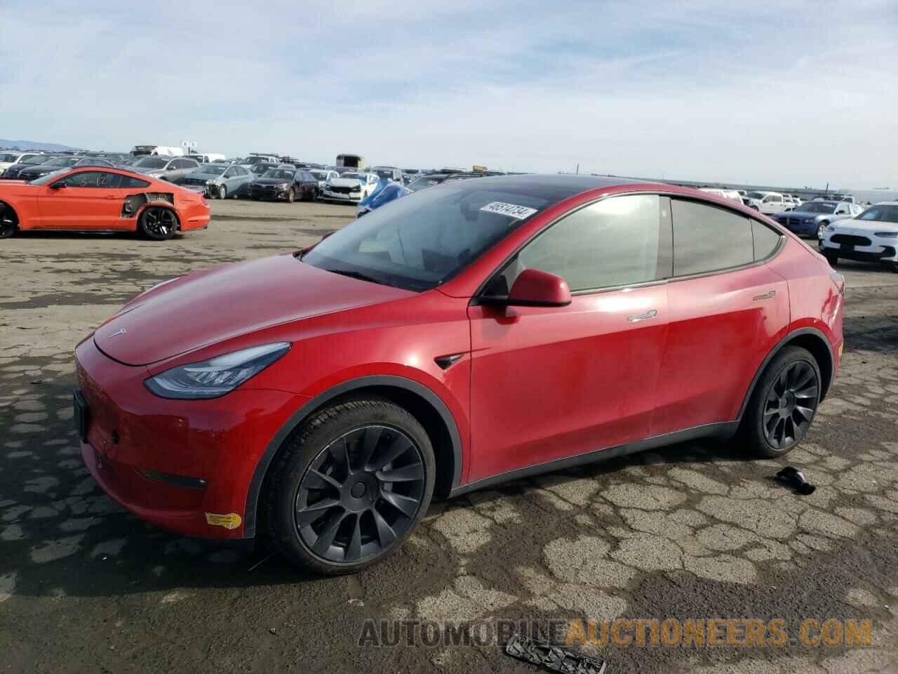 7SAYGDEE6NF345538 TESLA MODEL Y 2022