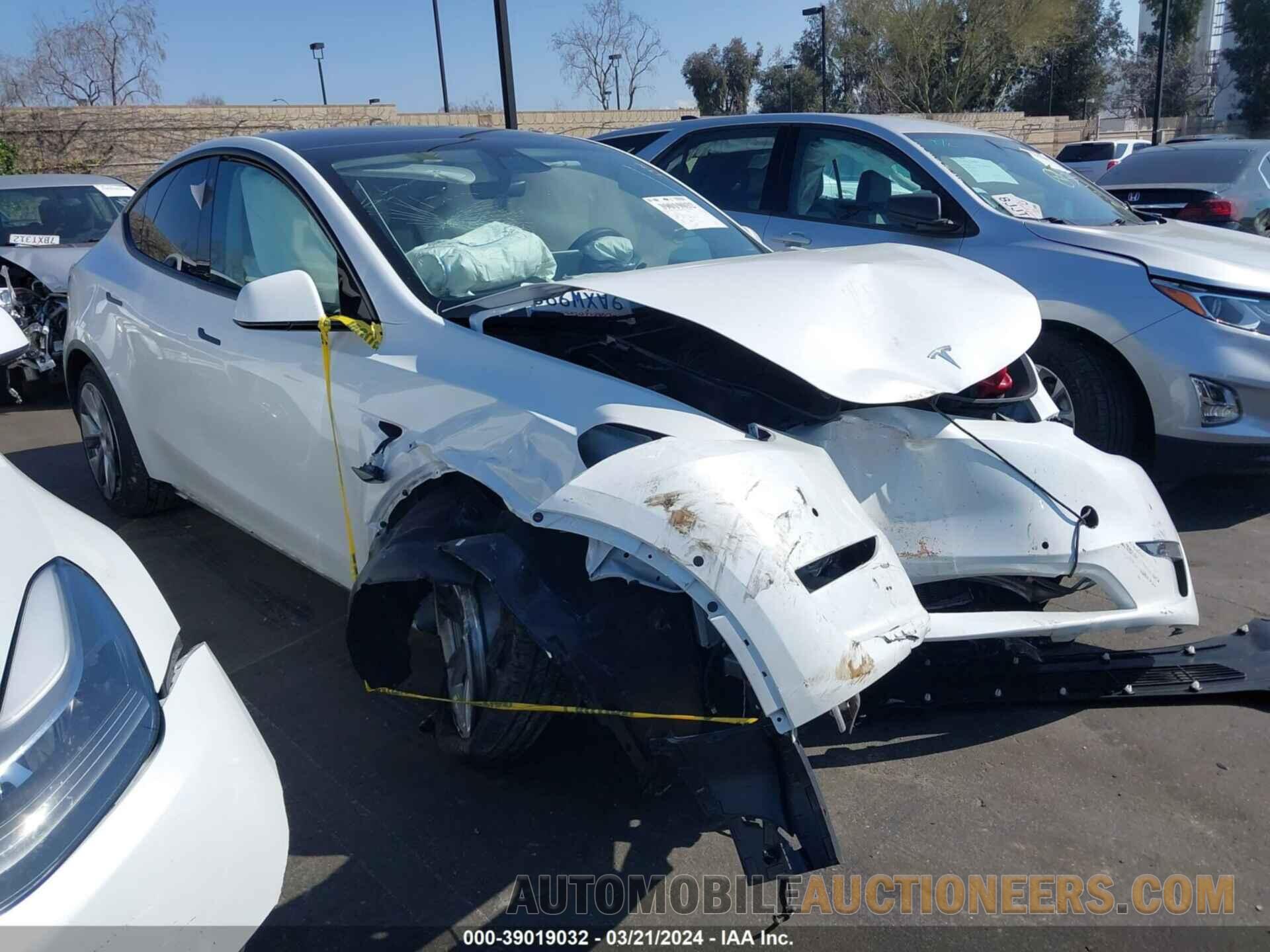 7SAYGDEE6NF413675 TESLA MODEL Y 2022