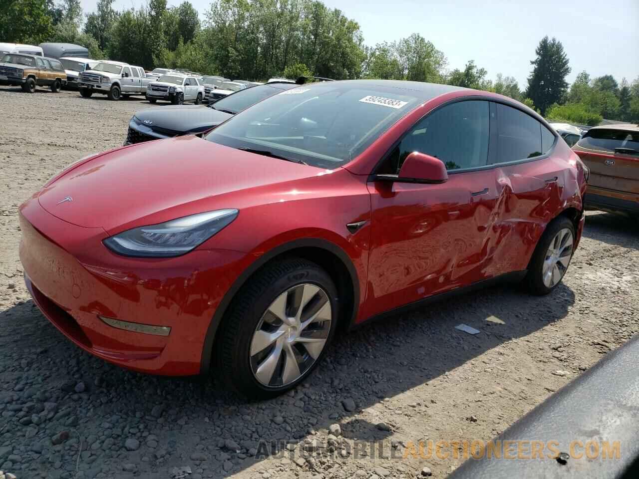 7SAYGDEE7NF321037 TESLA MODEL Y 2022