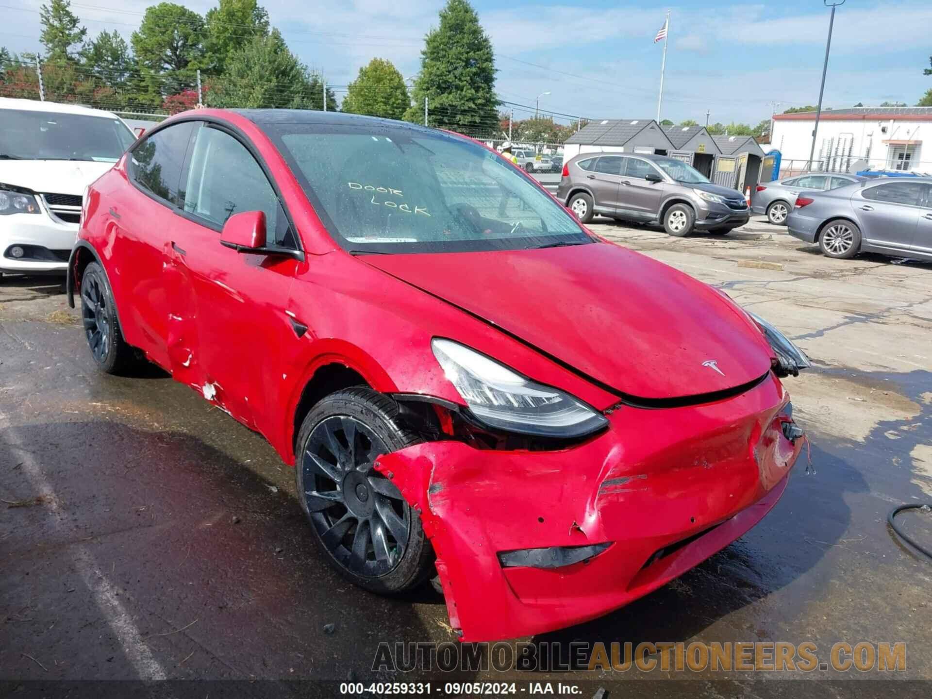 7SAYGDEE7NF387412 TESLA MODEL Y 2022