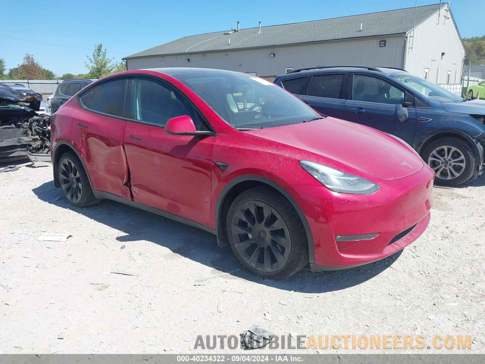 7SAYGDEE7NF445776 TESLA MODEL Y 2022